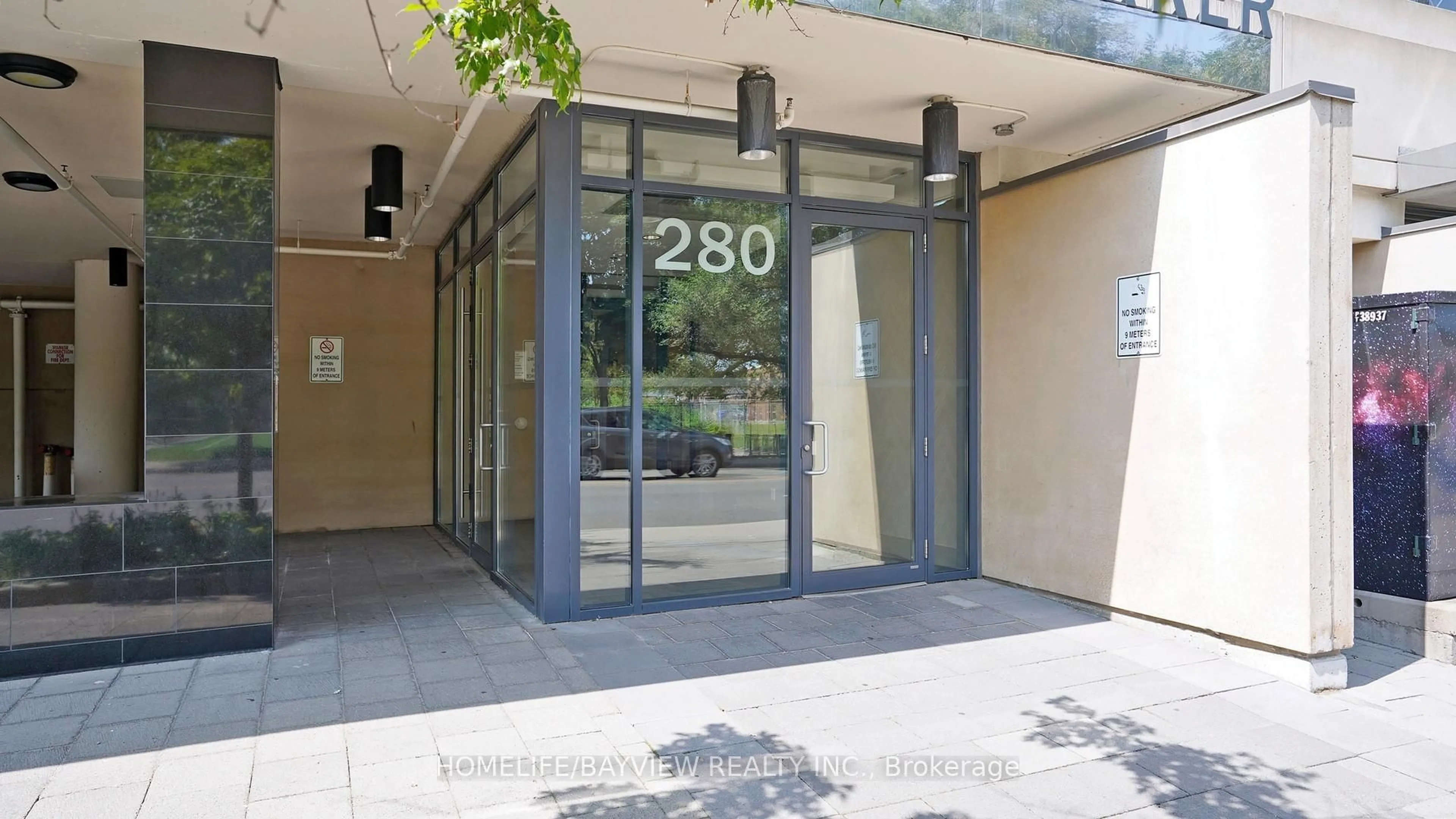 Indoor foyer for 280 Donlands Ave #209, Toronto Ontario M4J 0A3