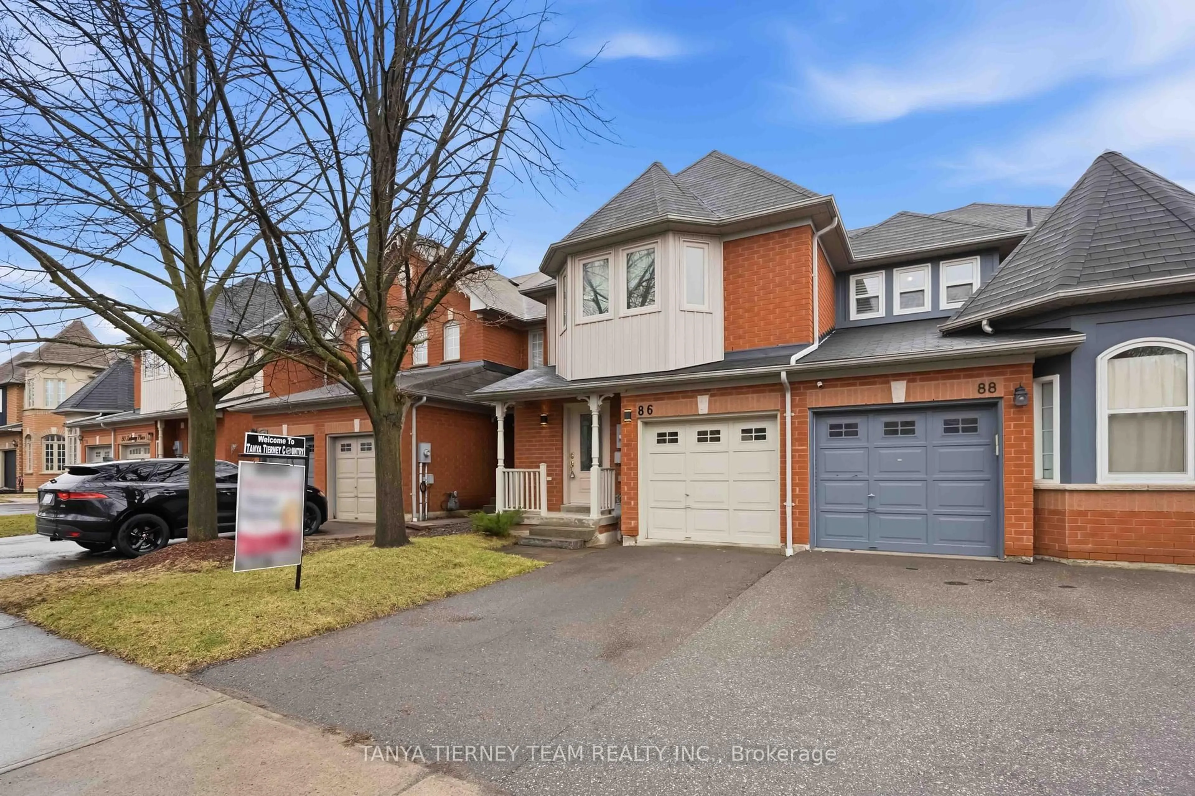 Home with brick exterior material, street for 86 Zachary Pl, Whitby Ontario L1M 1E2