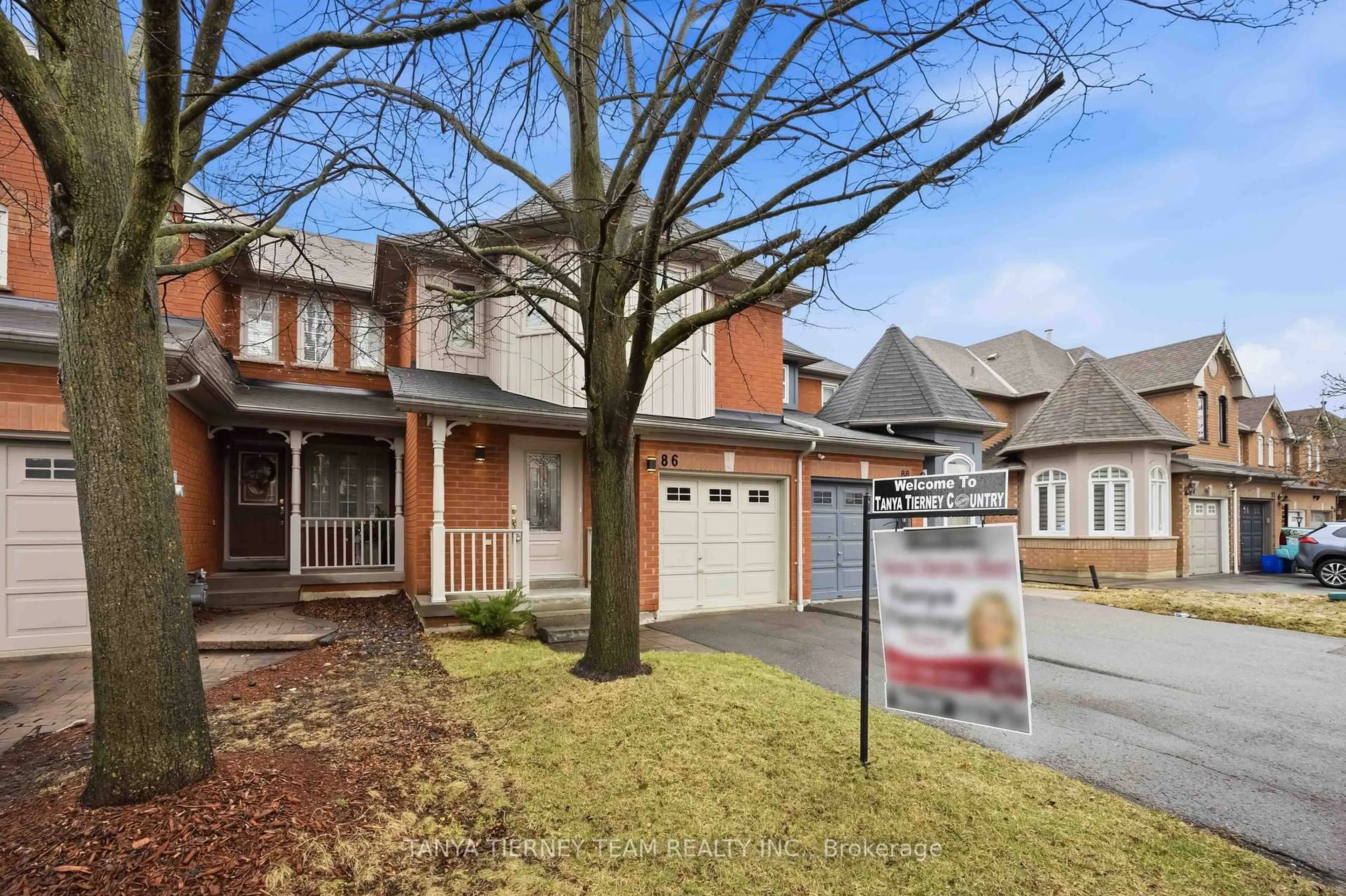 Home with brick exterior material, street for 86 Zachary Pl, Whitby Ontario L1M 1E2