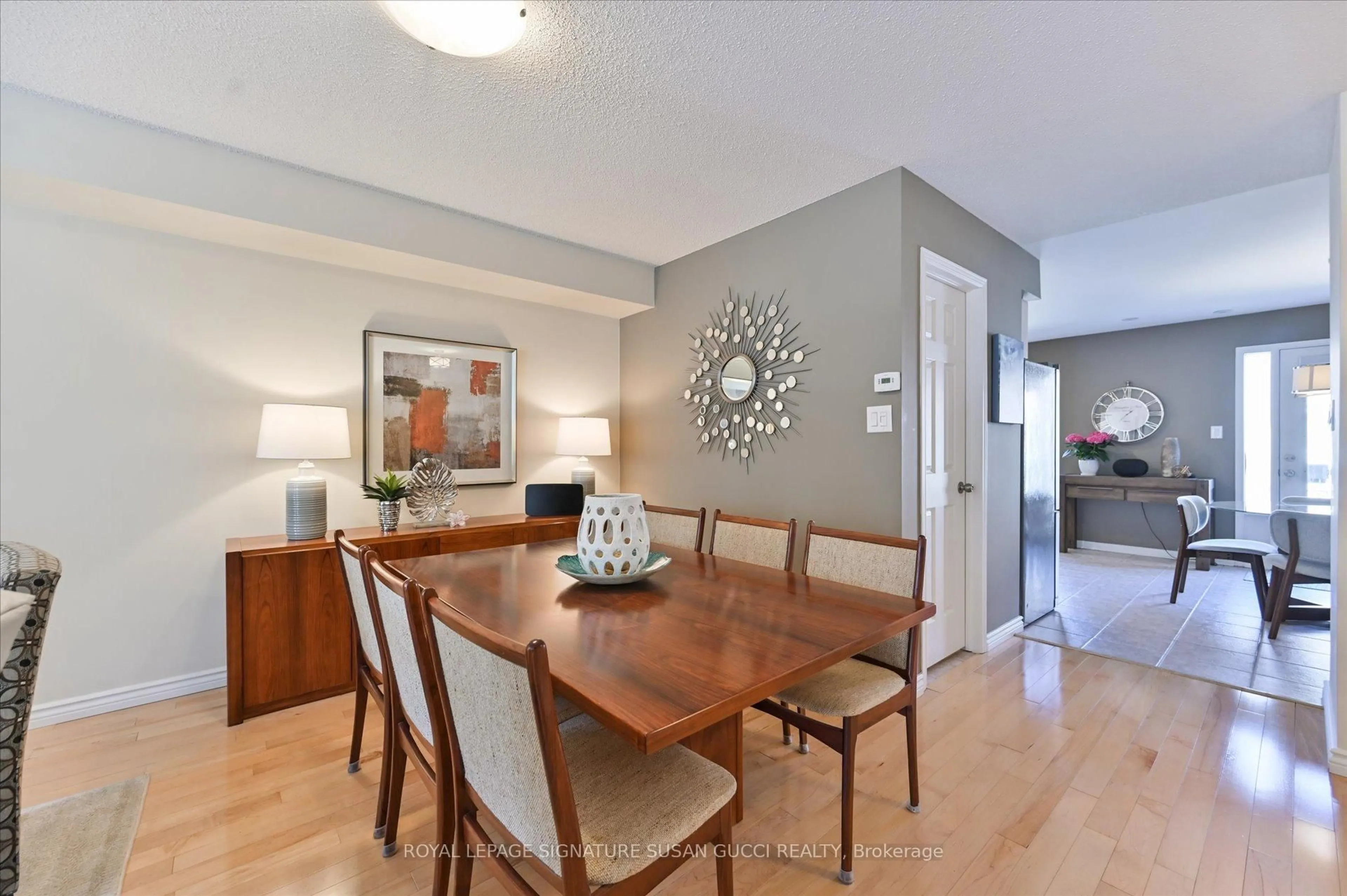 Dining room, wood/laminate floor for 4 Blair St, Toronto Ontario M4B 3N6