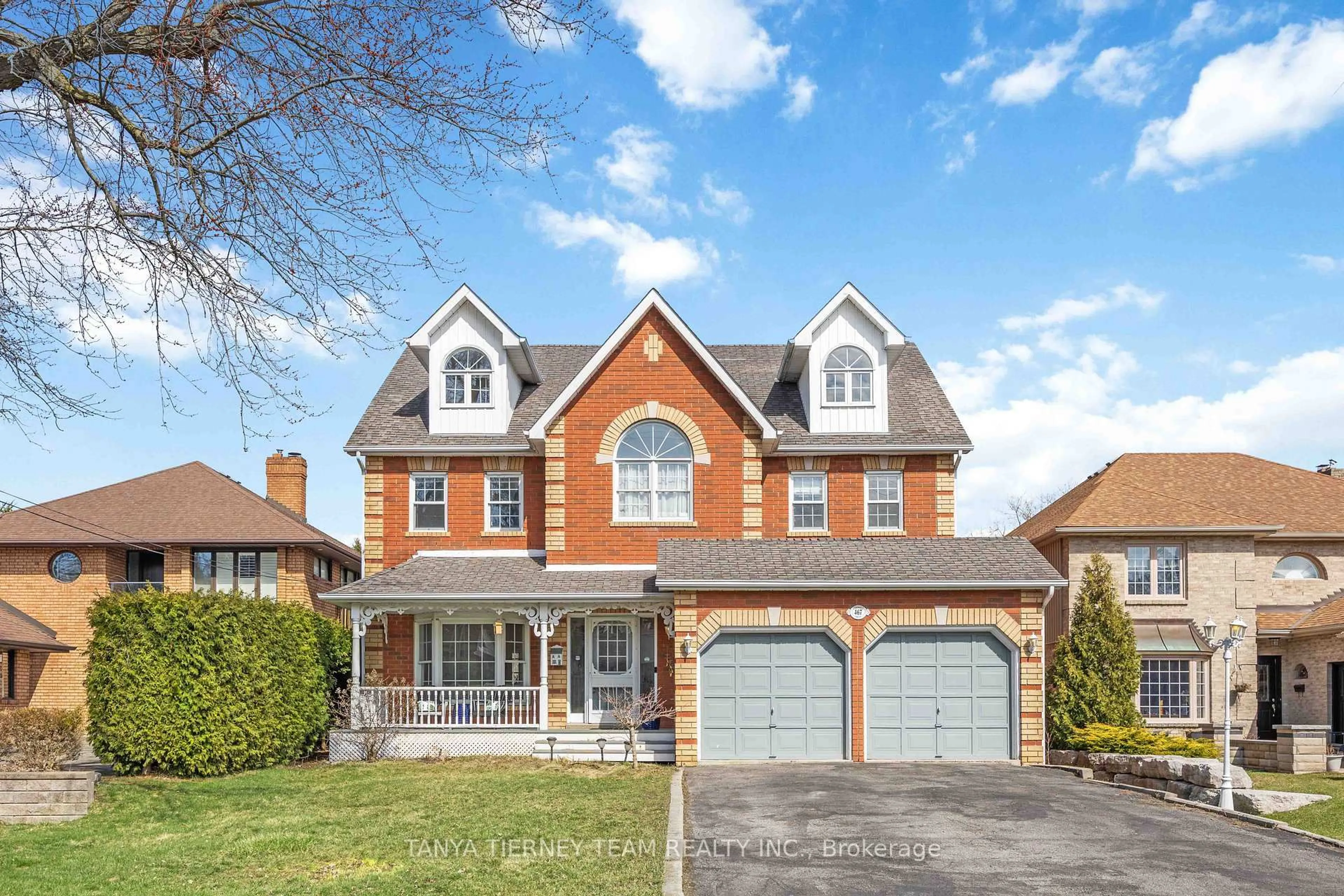 Home with brick exterior material, street for 467 Oakwood Dr, Pickering Ontario L1W 2M8