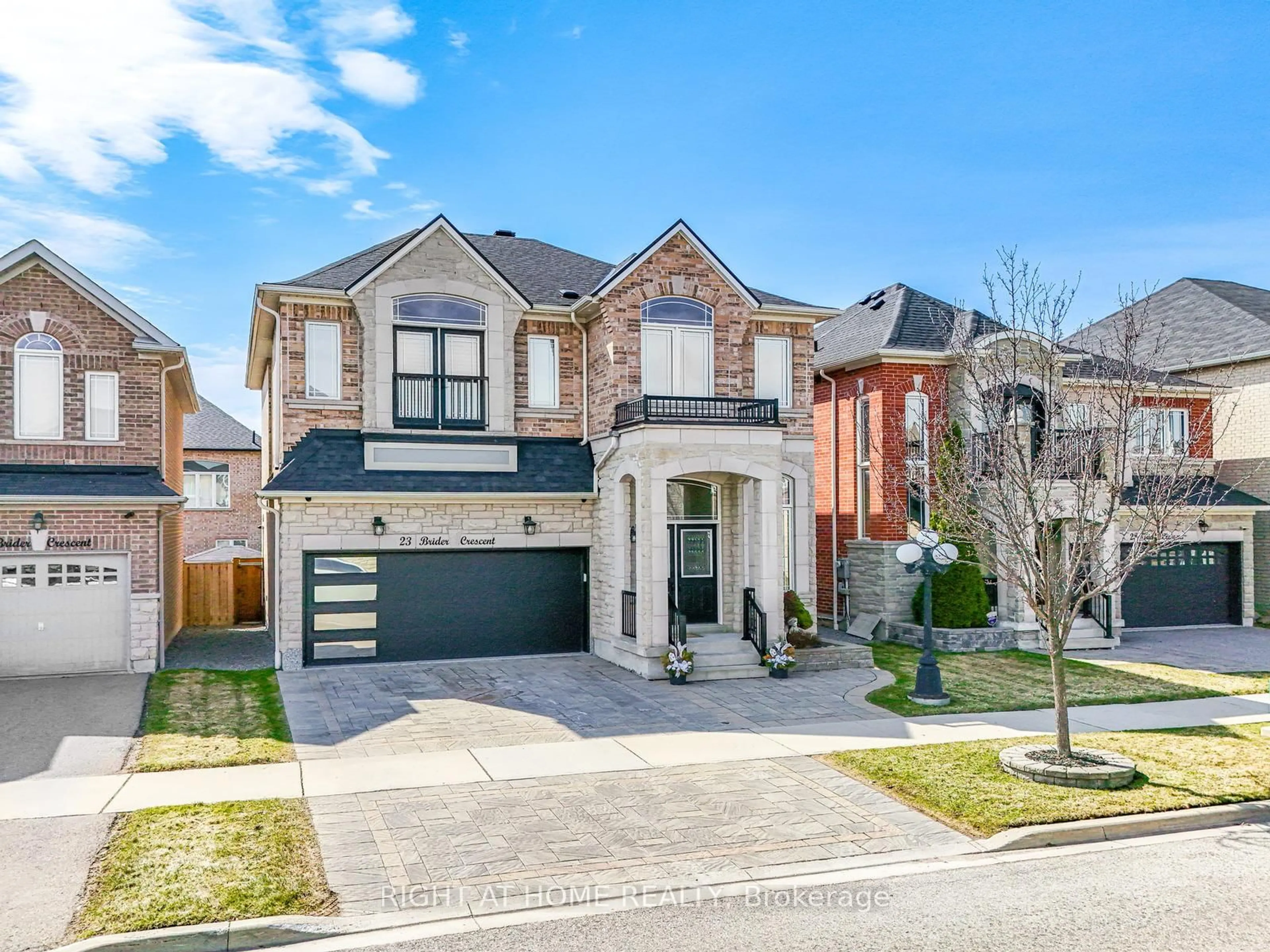 Home with brick exterior material, street for 23 Brider Cres, Ajax Ontario L1Z 0M3