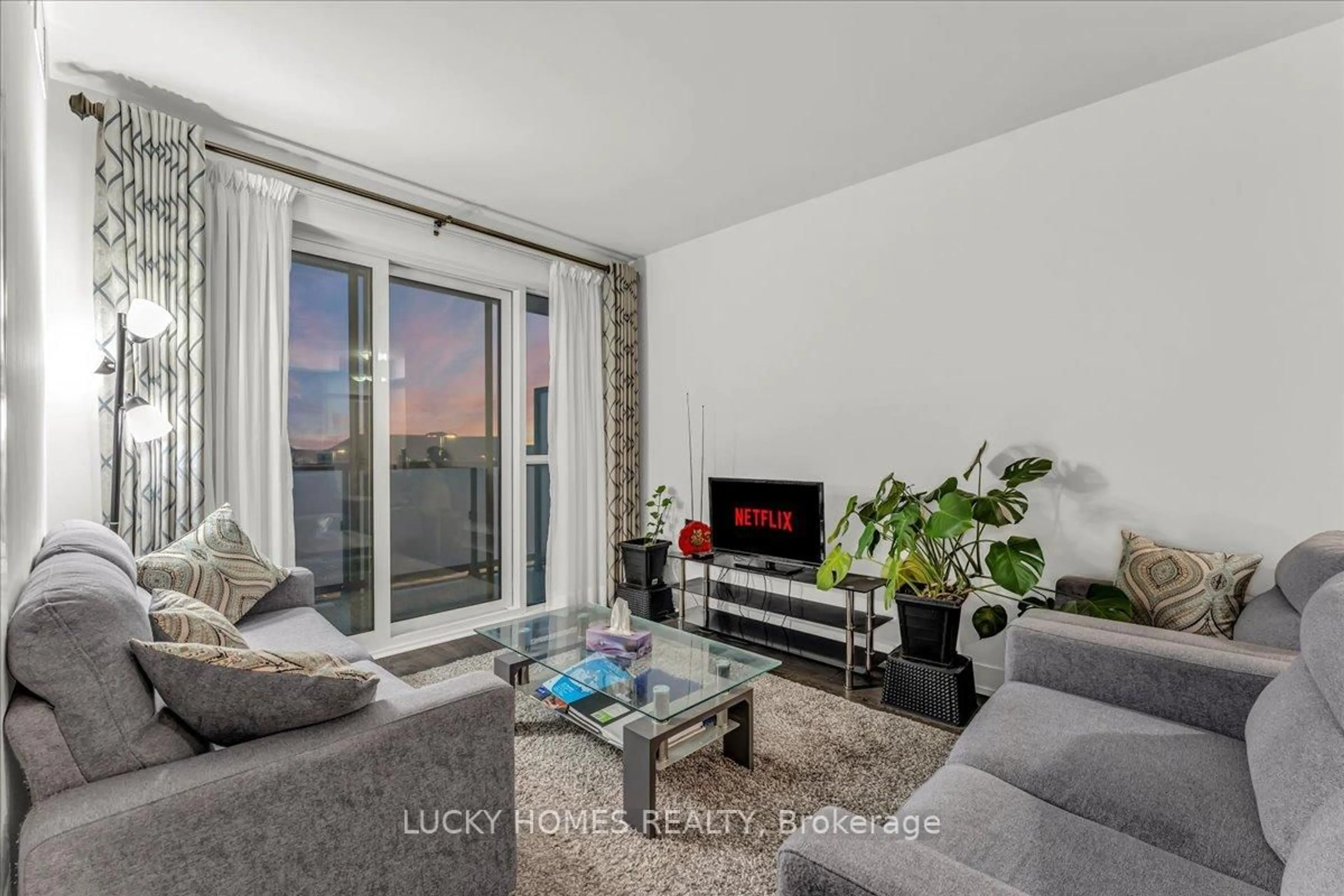 Living room with furniture, unknown for 2550 Simcoe St #317, Oshawa Ontario L1L 0R5