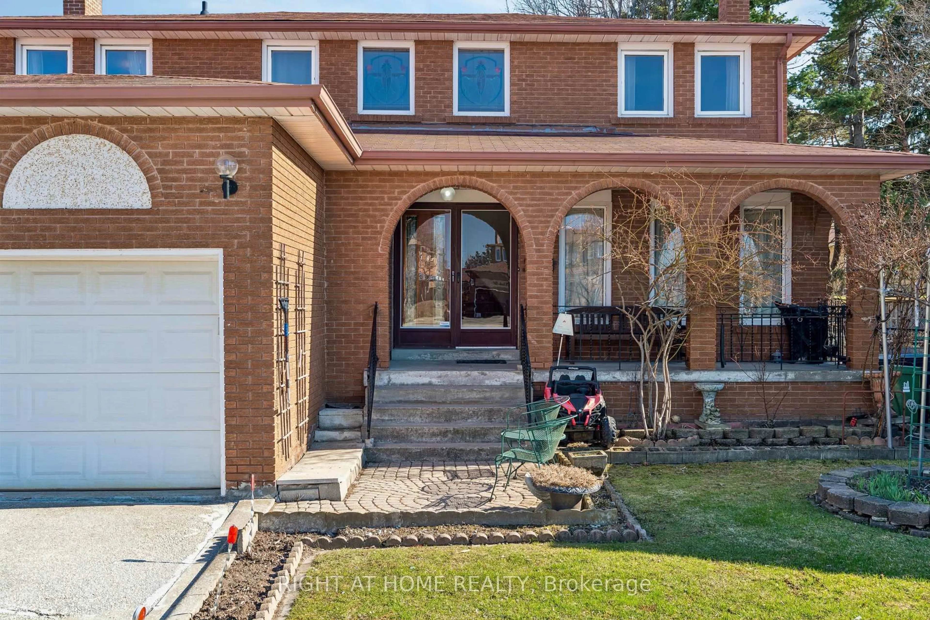 Home with brick exterior material, street for 16 Ascolda Blvd, Toronto Ontario M1J 2N7