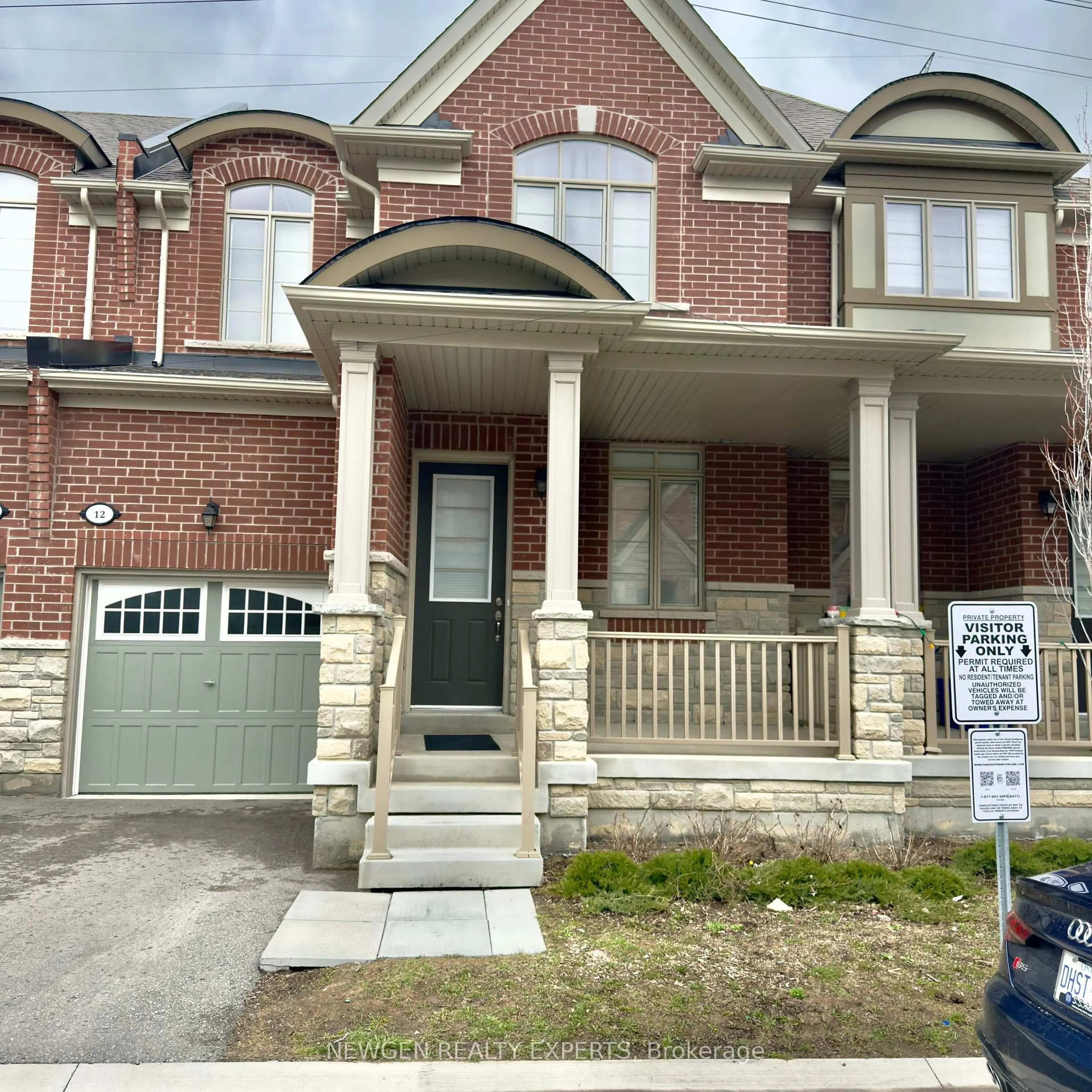Home with brick exterior material, street for 12 cachia Lane, Ajax Ontario L1T 0P8