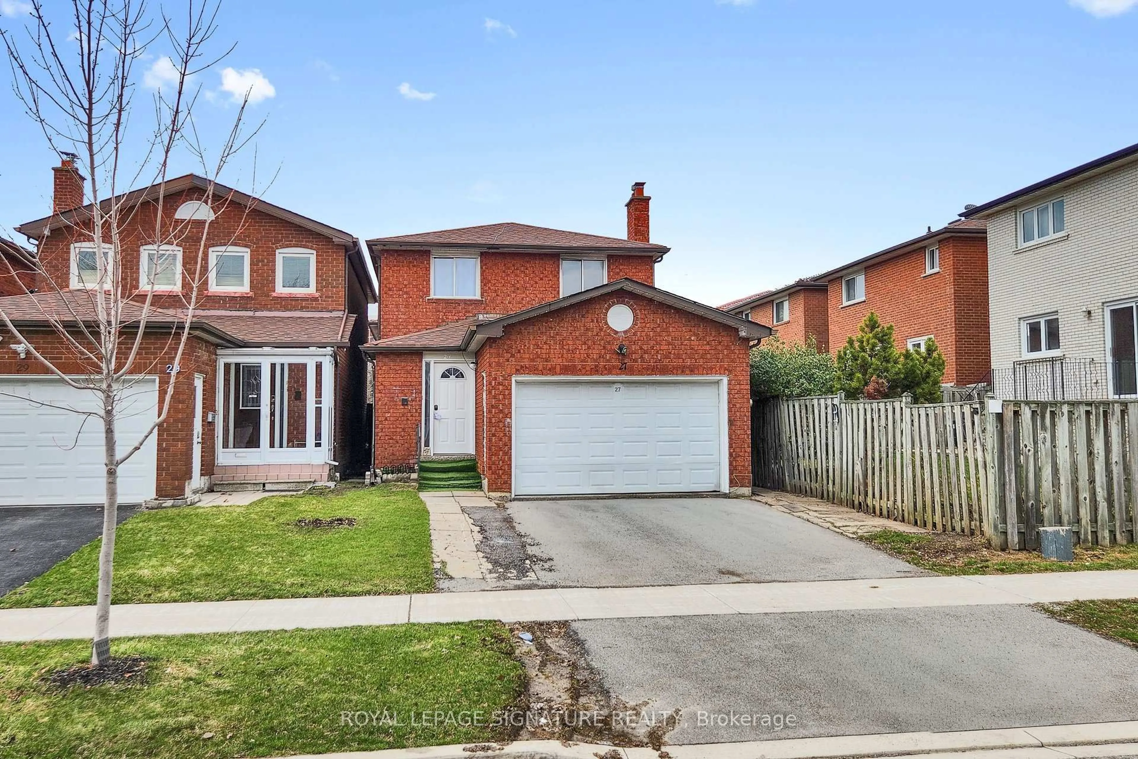 Home with brick exterior material, street for 27 Rainthorpe Cres, Toronto Ontario M1W 3S6