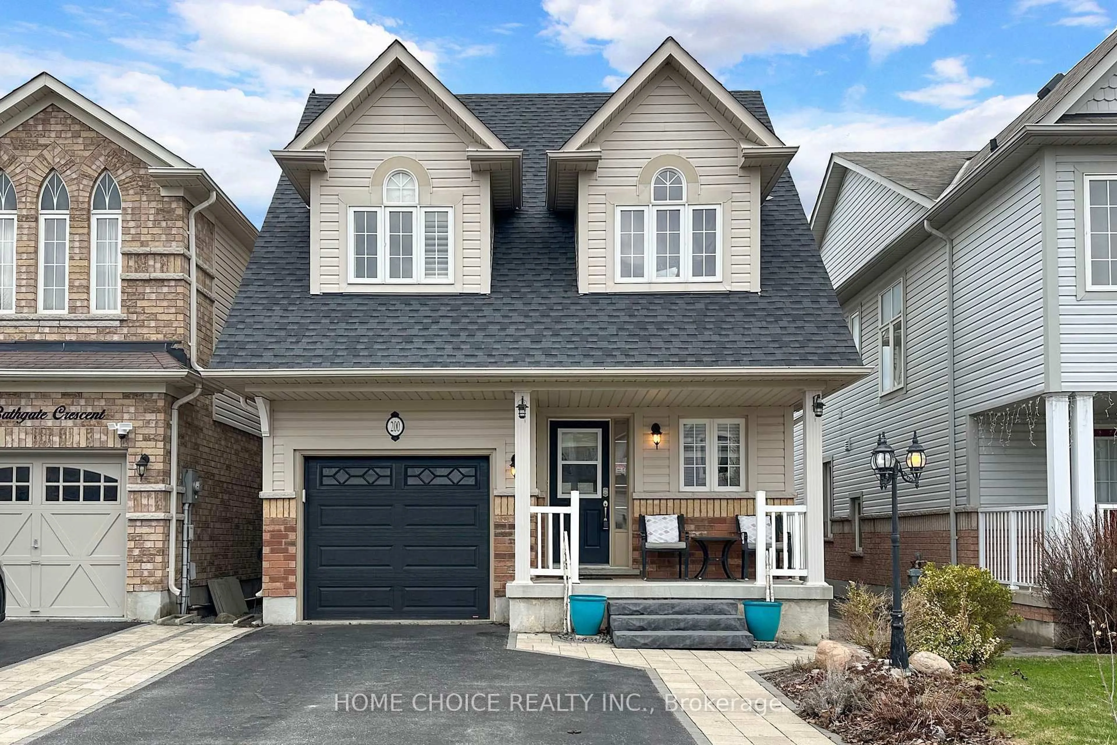 Home with brick exterior material, street for 200 Bathgate Cres, Clarington Ontario L1E 0B5