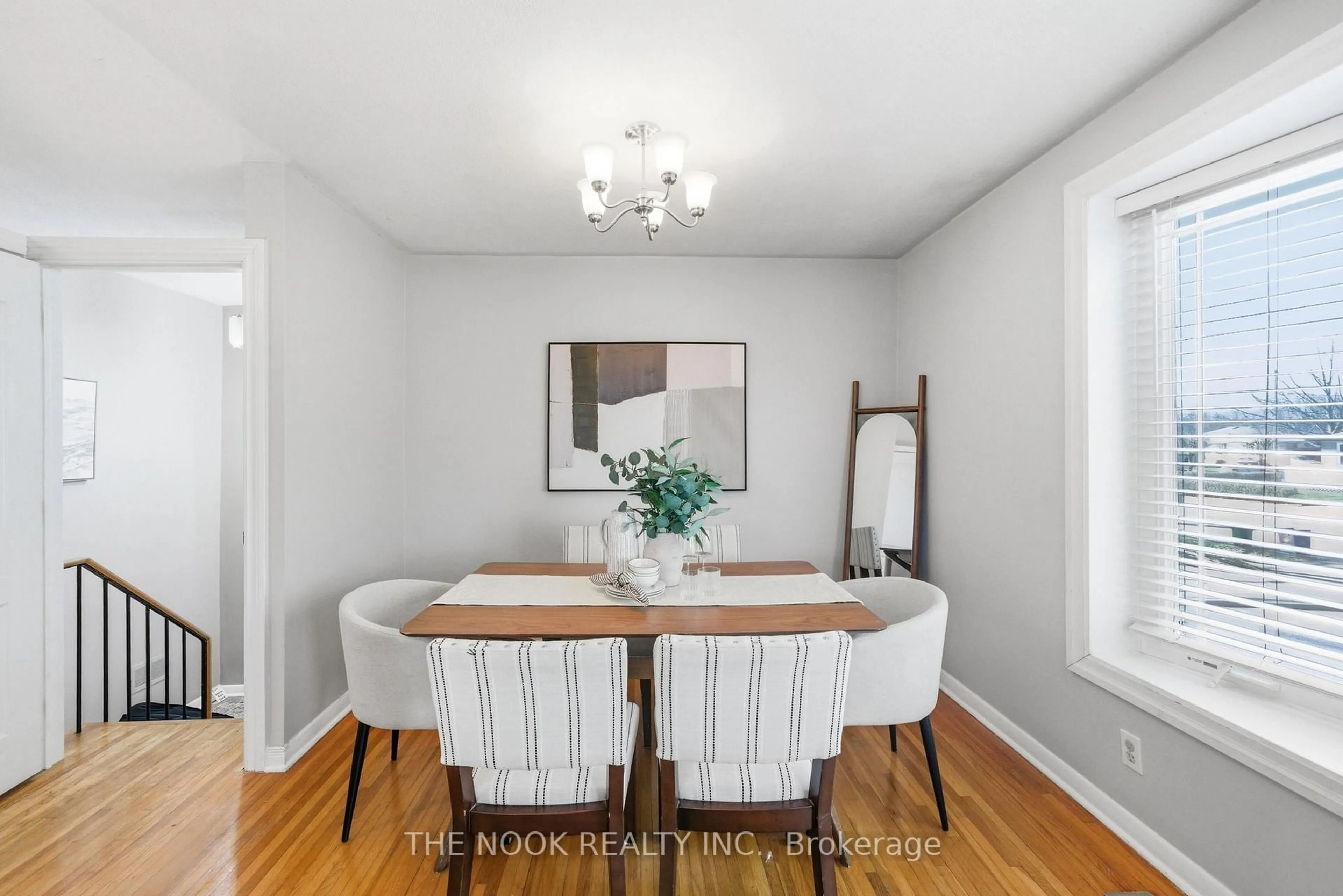 Dining room, wood/laminate floor for 1005 Centre St, Whitby Ontario L1N 4V4