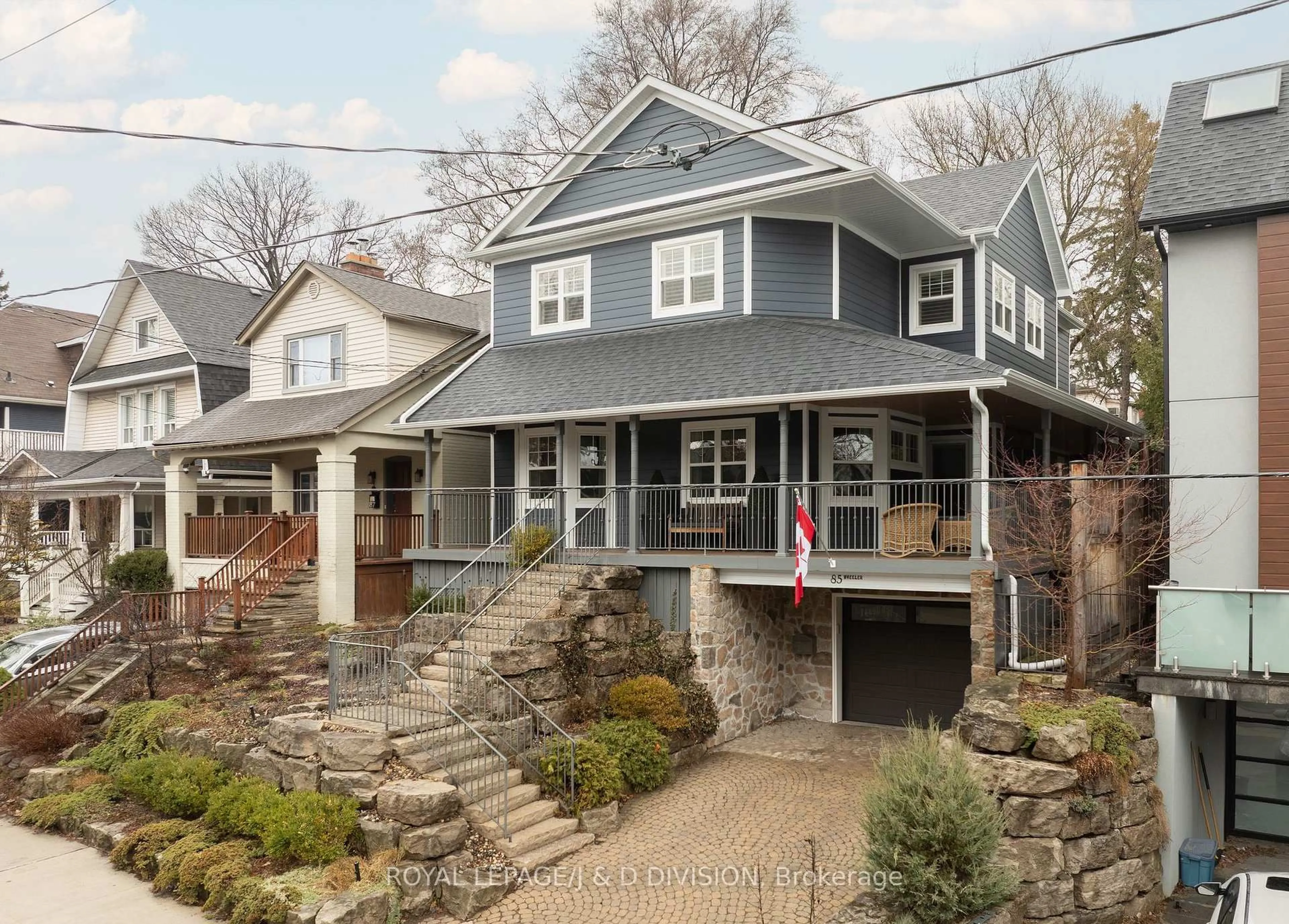 Home with brick exterior material, street for 85 Wheeler Ave, Toronto Ontario M4L 3V3