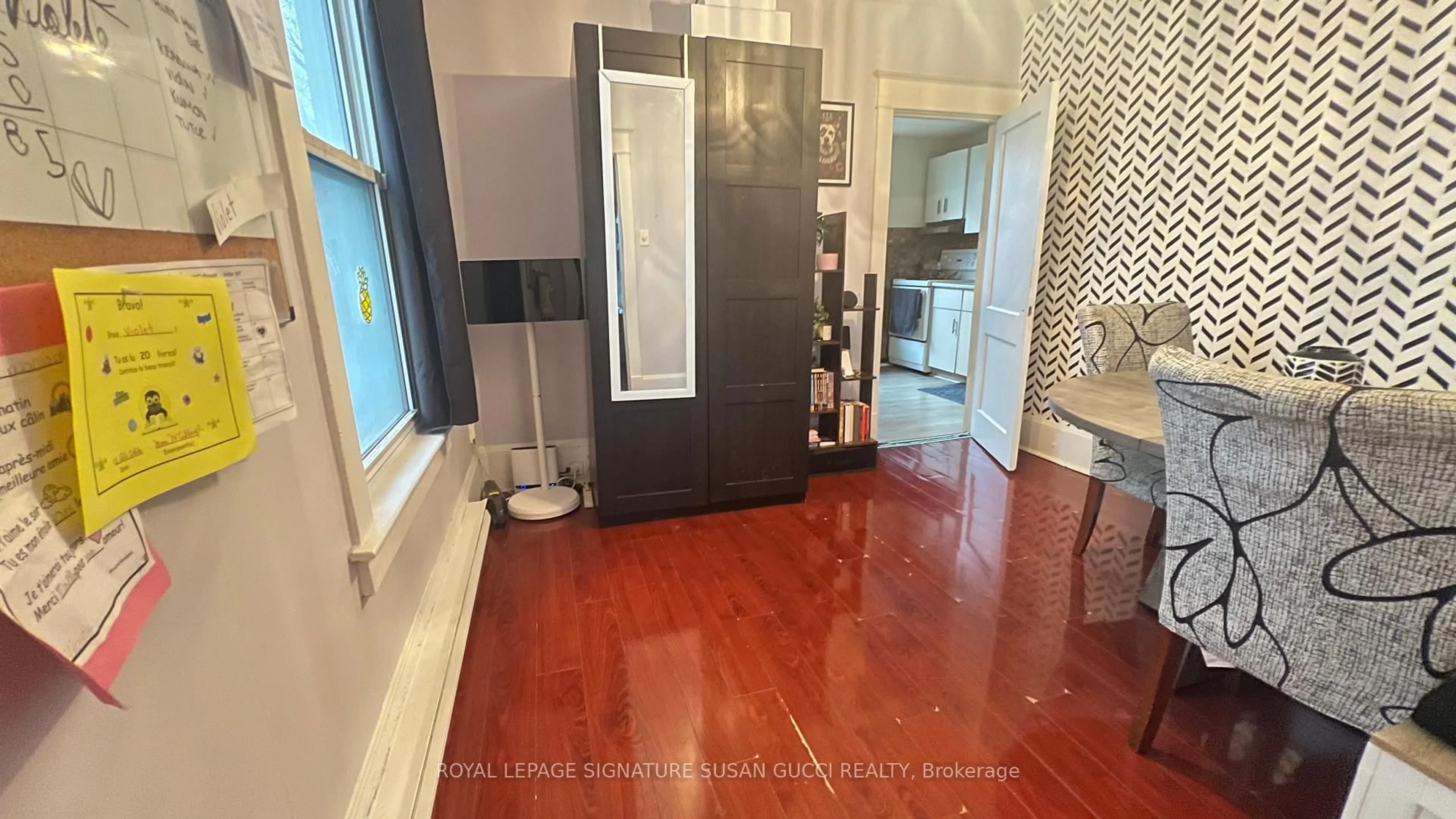 Indoor entryway for 840 Sammon Ave, Toronto Ontario M4C 2E8
