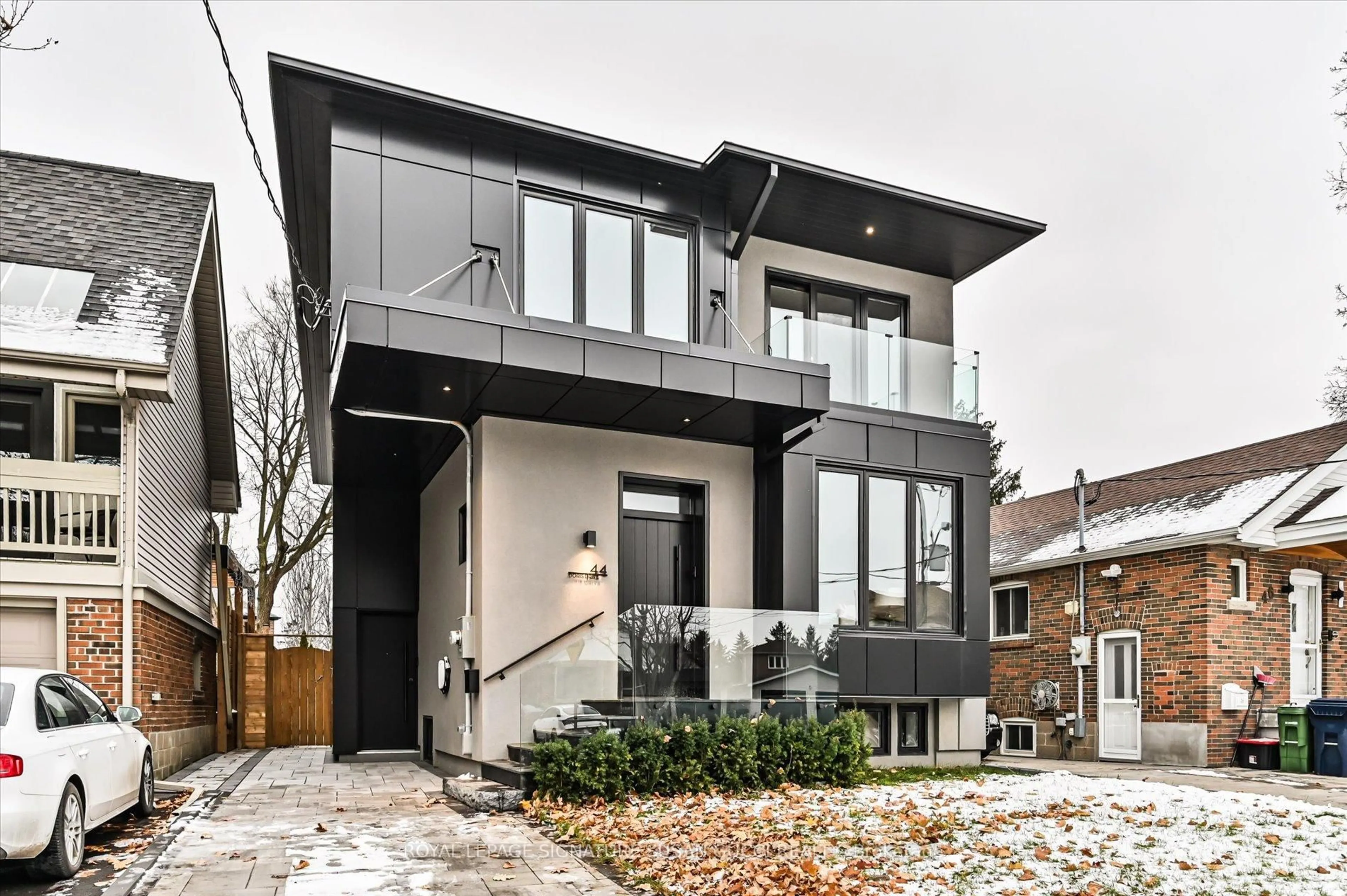 Home with brick exterior material, street for 44 Doris Dr, Toronto Ontario M4B 3C9