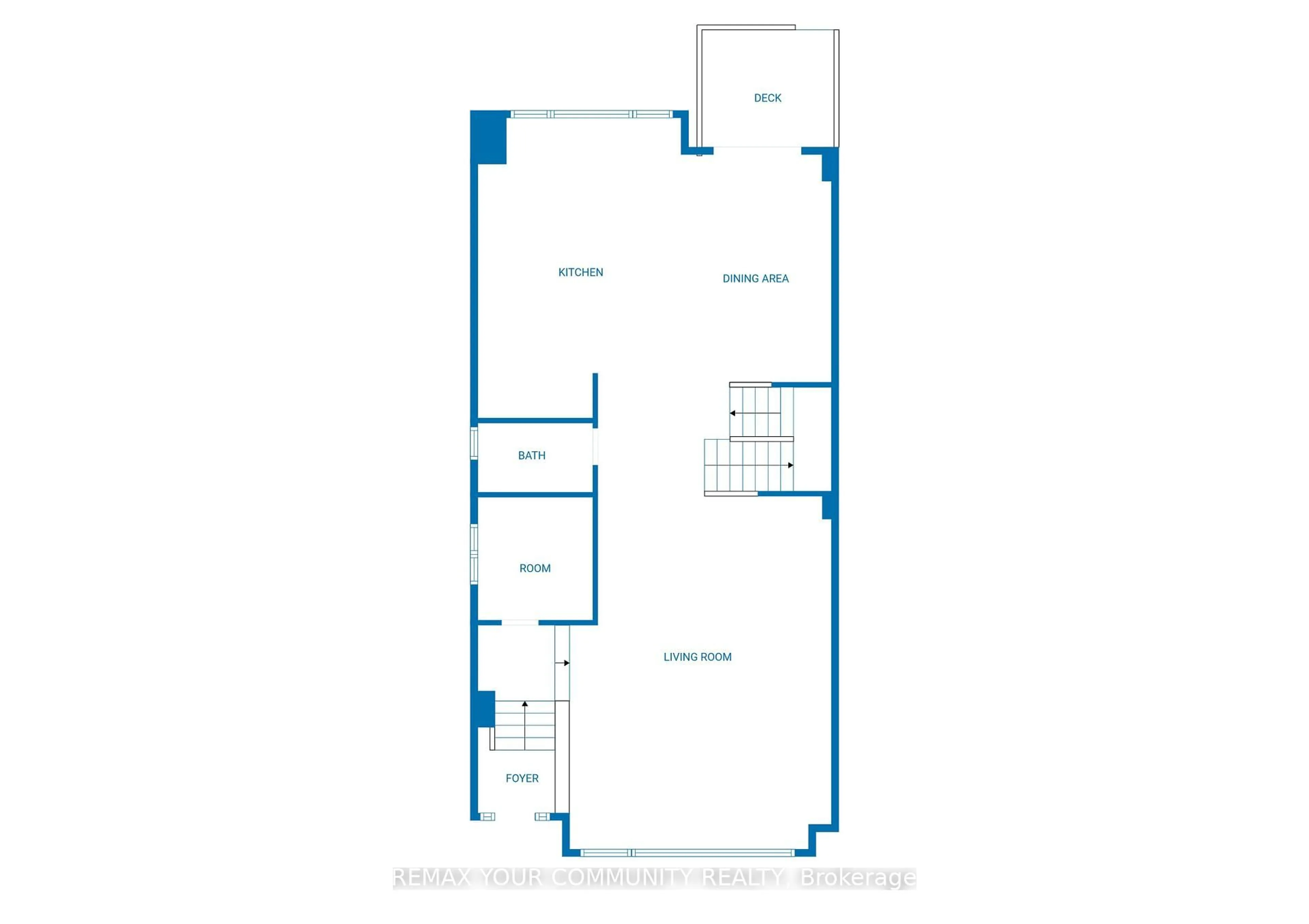 Floor plan for 360 Woodmount Ave, Toronto Ontario M4C 4A5