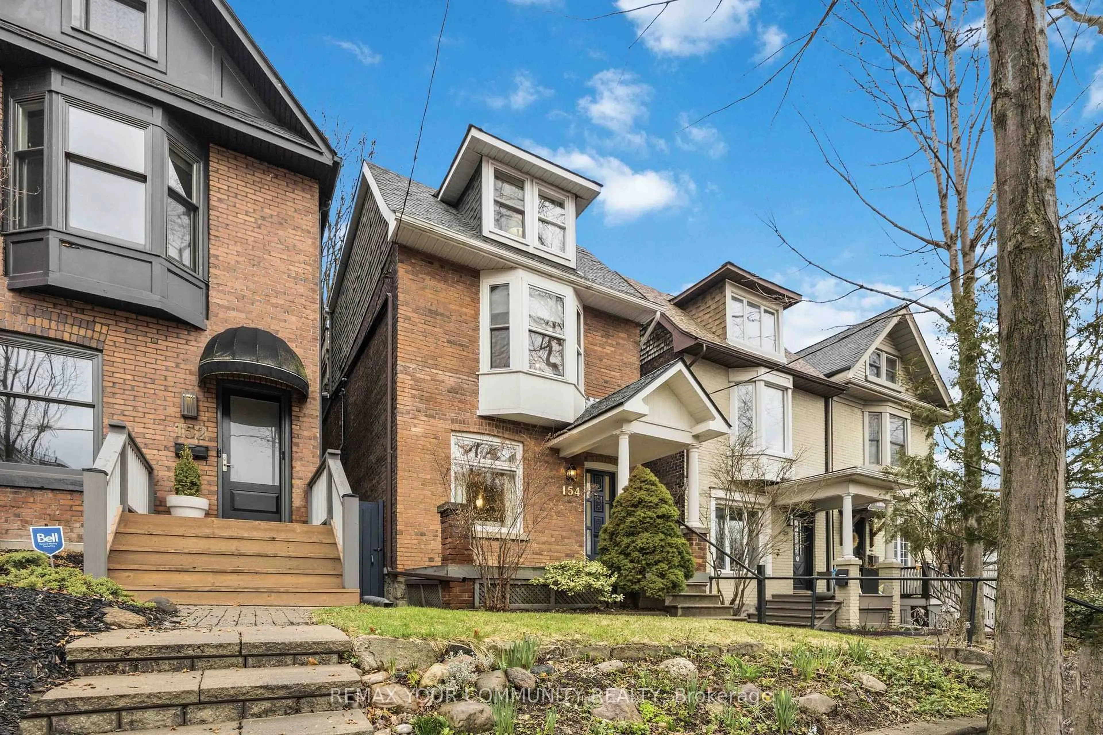 Home with brick exterior material, street for 154 Riverdale Ave, Toronto Ontario M4K 1C3