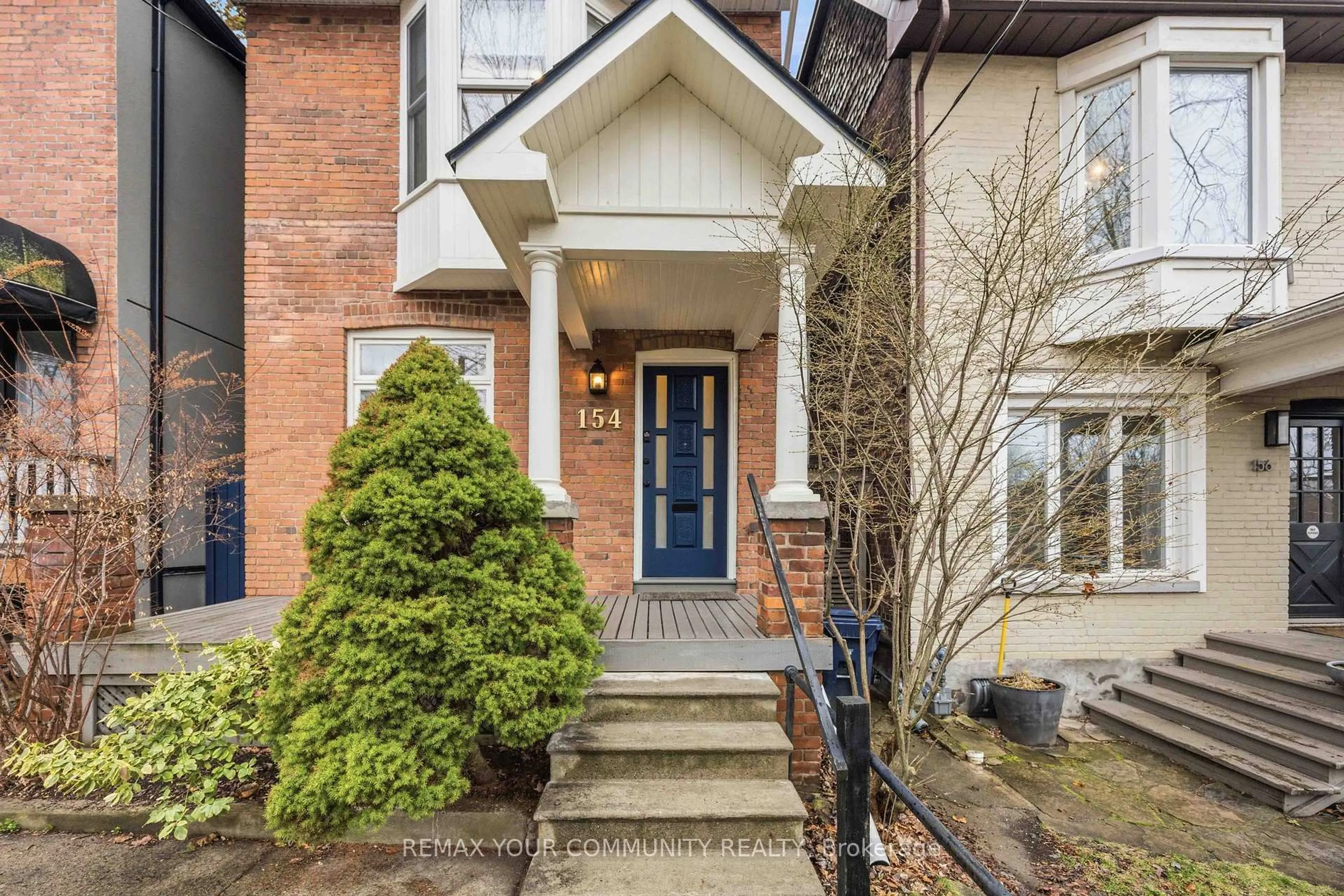 Home with brick exterior material, street for 154 Riverdale Ave, Toronto Ontario M4K 1C3