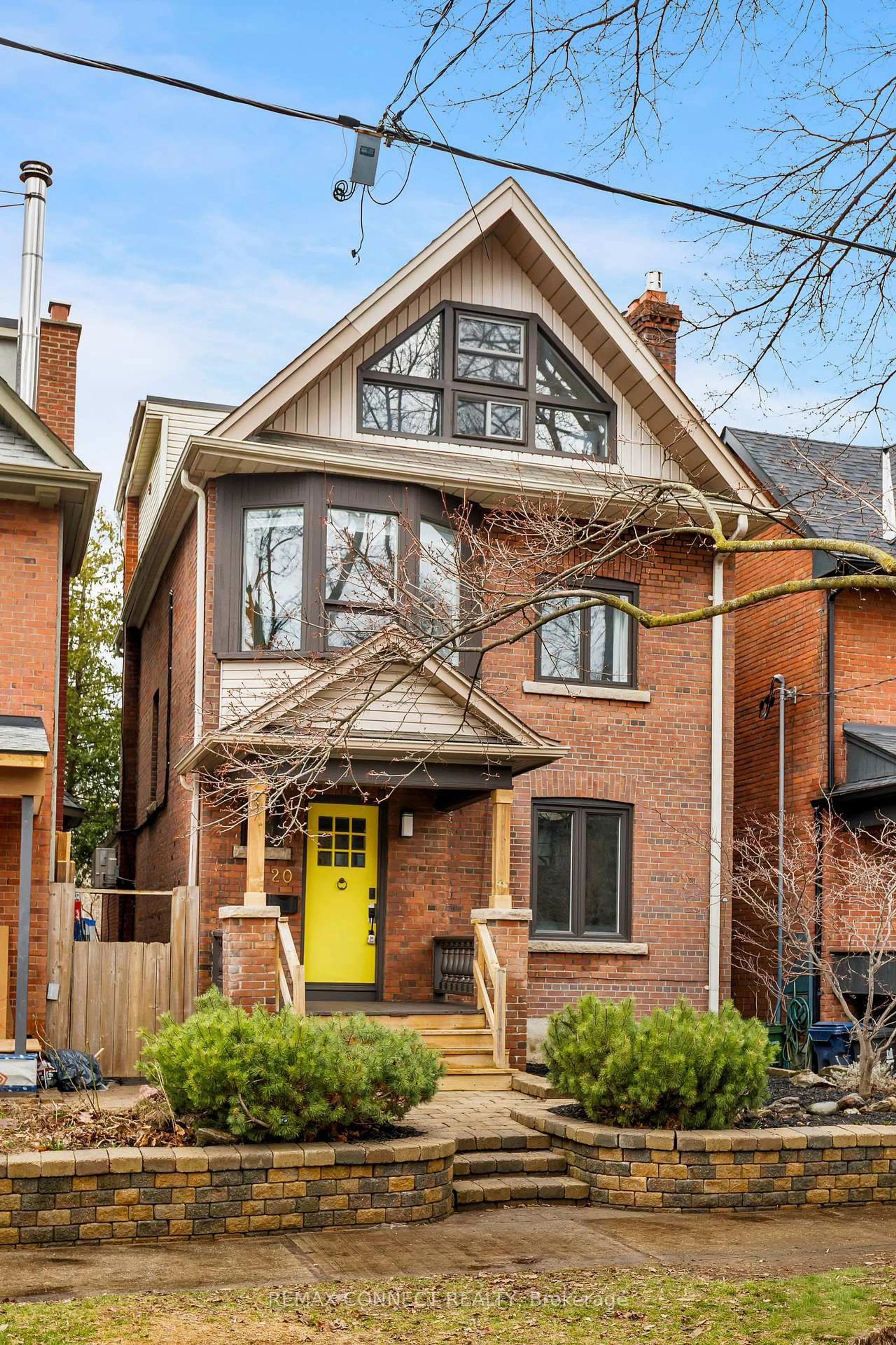 Home with brick exterior material, street for 20 Fenwick Ave, Toronto Ontario M4K 3H3