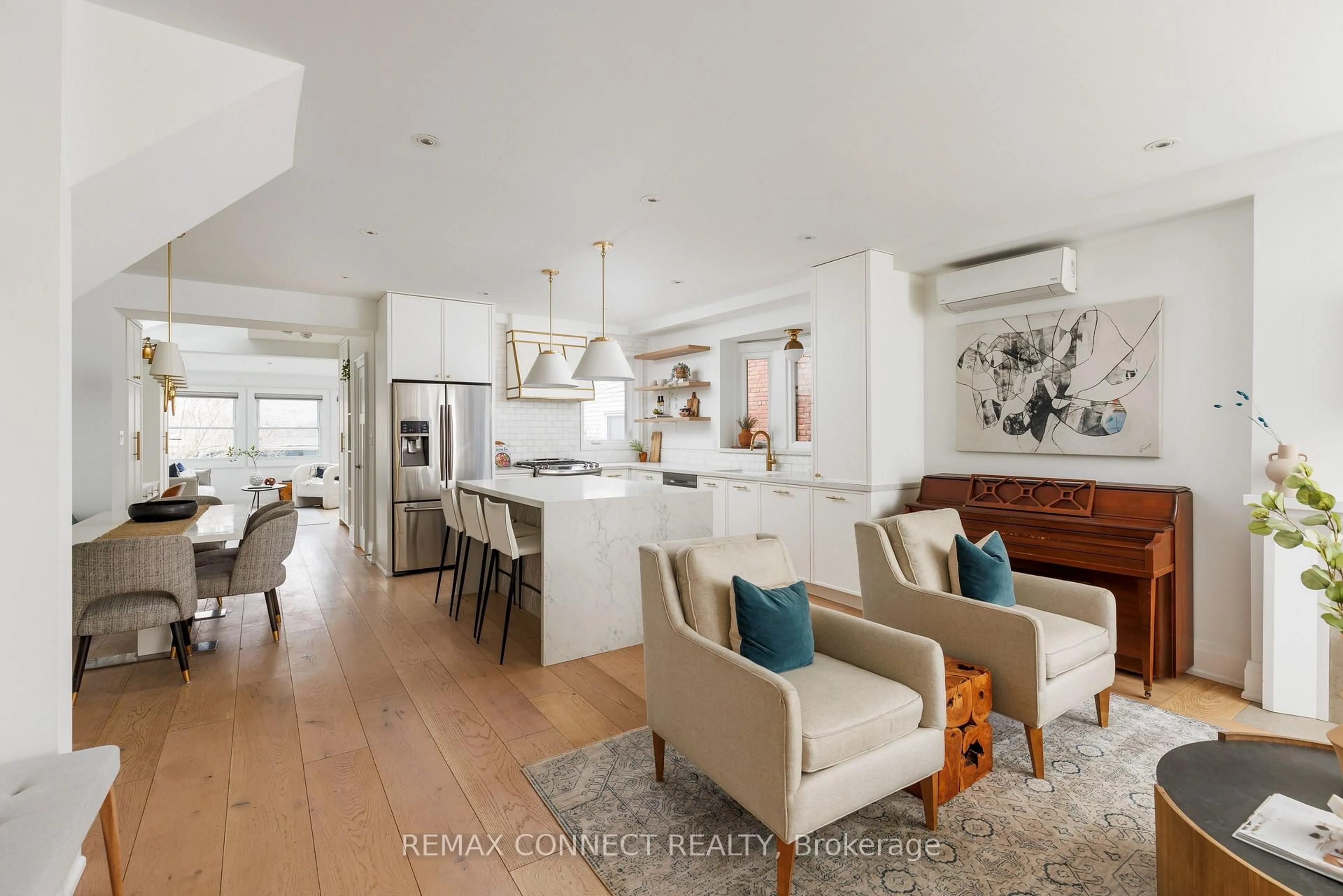 Open concept kitchen, unknown for 20 Fenwick Ave, Toronto Ontario M4K 3H3