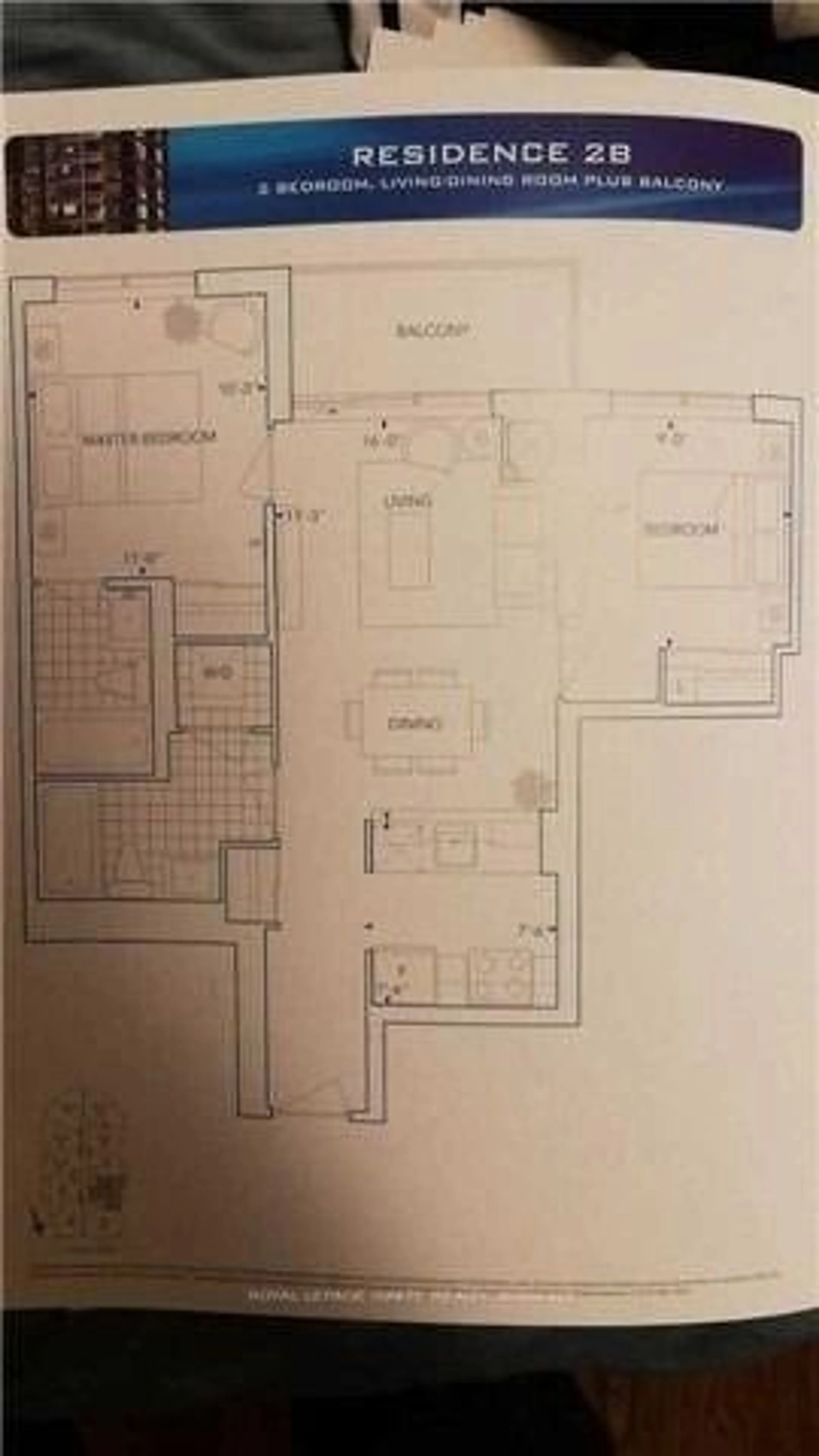 Floor plan for 151 Village Green Sq #2001, Toronto Ontario M1S 0K5