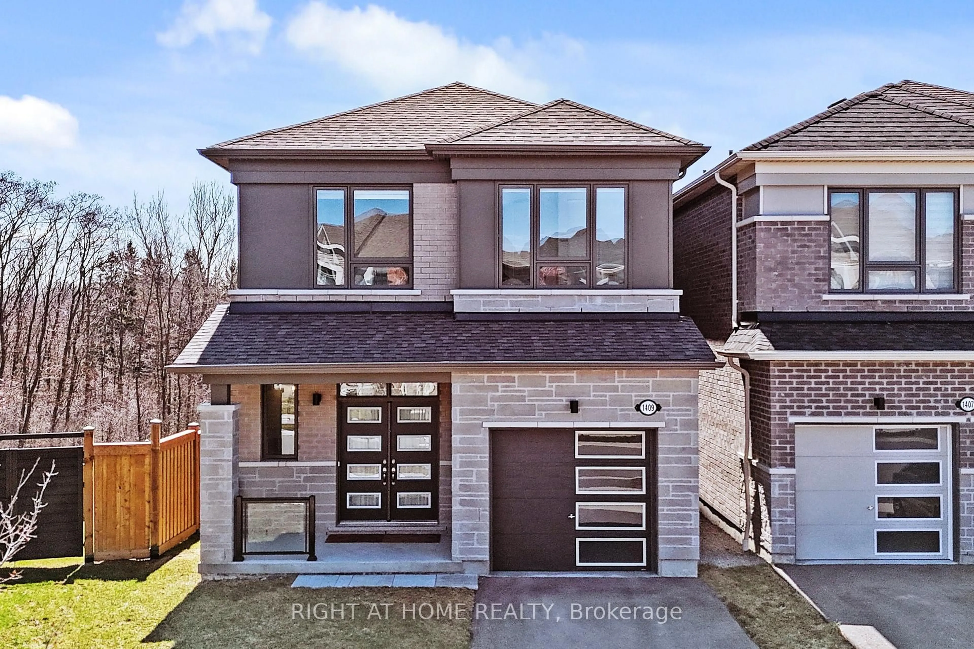 Home with brick exterior material, street for 1409 Stillmeadow Lane, Pickering Ontario L1X 0N5