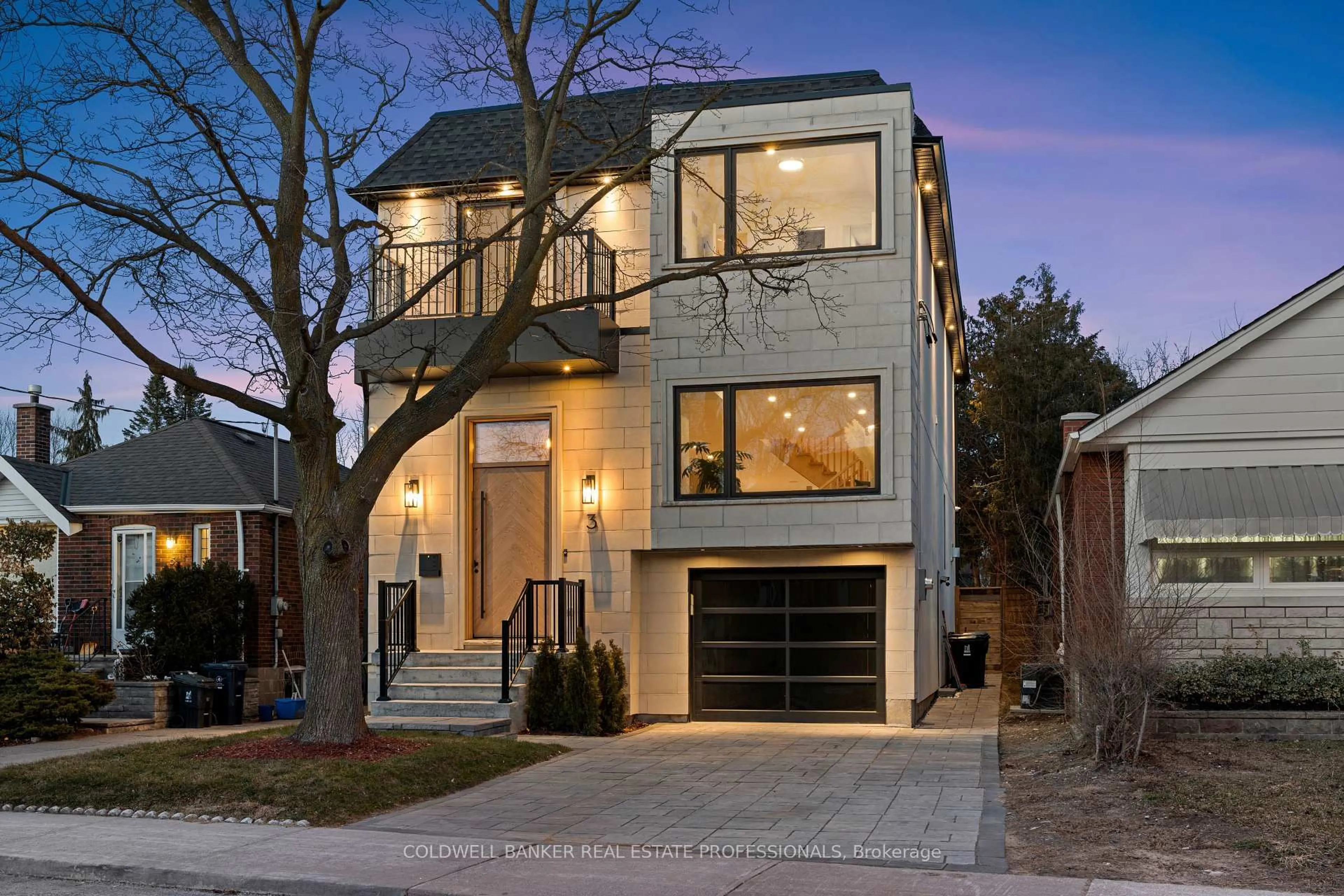 Home with brick exterior material, street for 3 Milton Rd, Toronto Ontario M4J 4V1