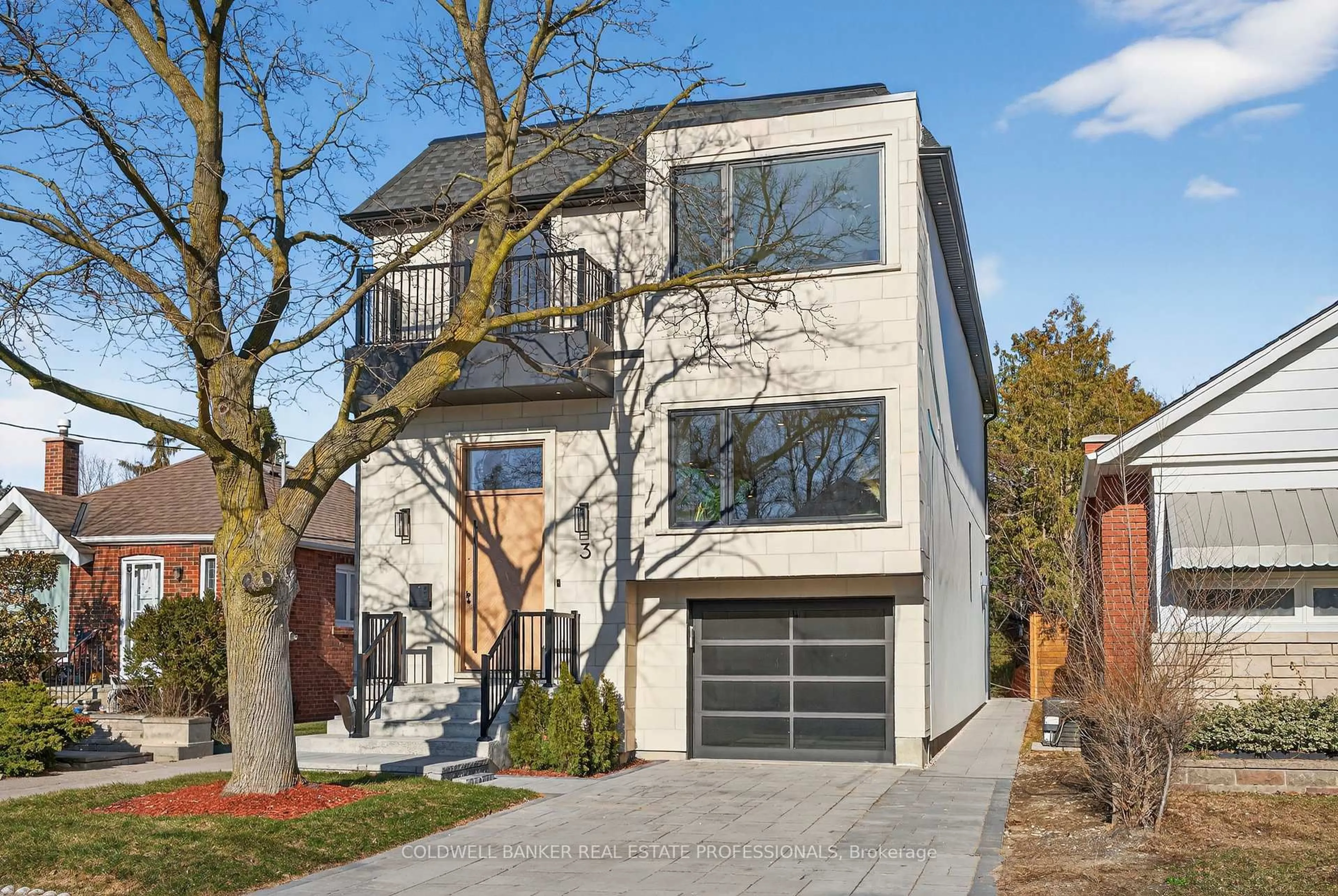 Home with brick exterior material, street for 3 Milton Rd, Toronto Ontario M4J 4V1