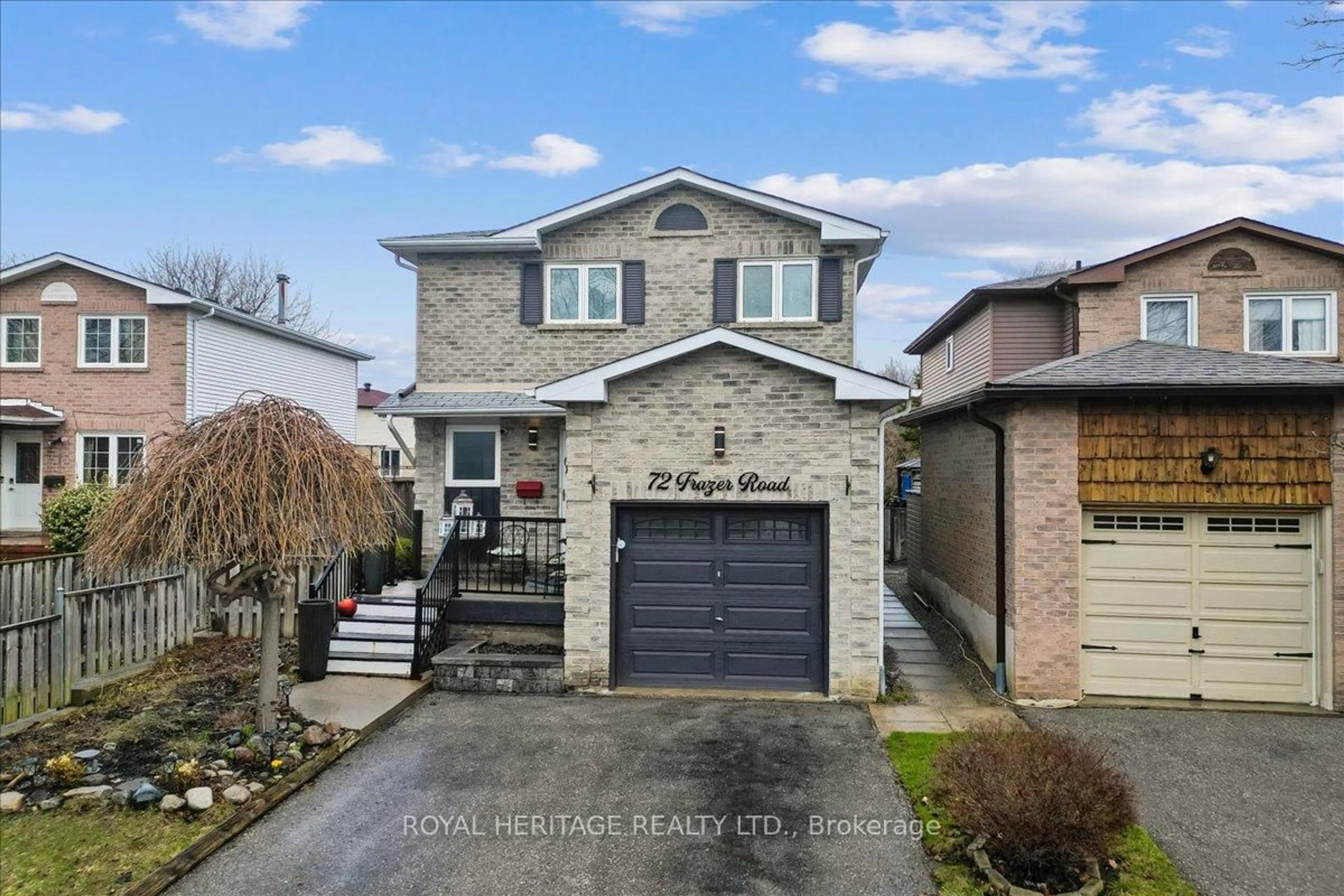 Home with brick exterior material, street for 72 Frazer Rd, Ajax Ontario L1S 4B2