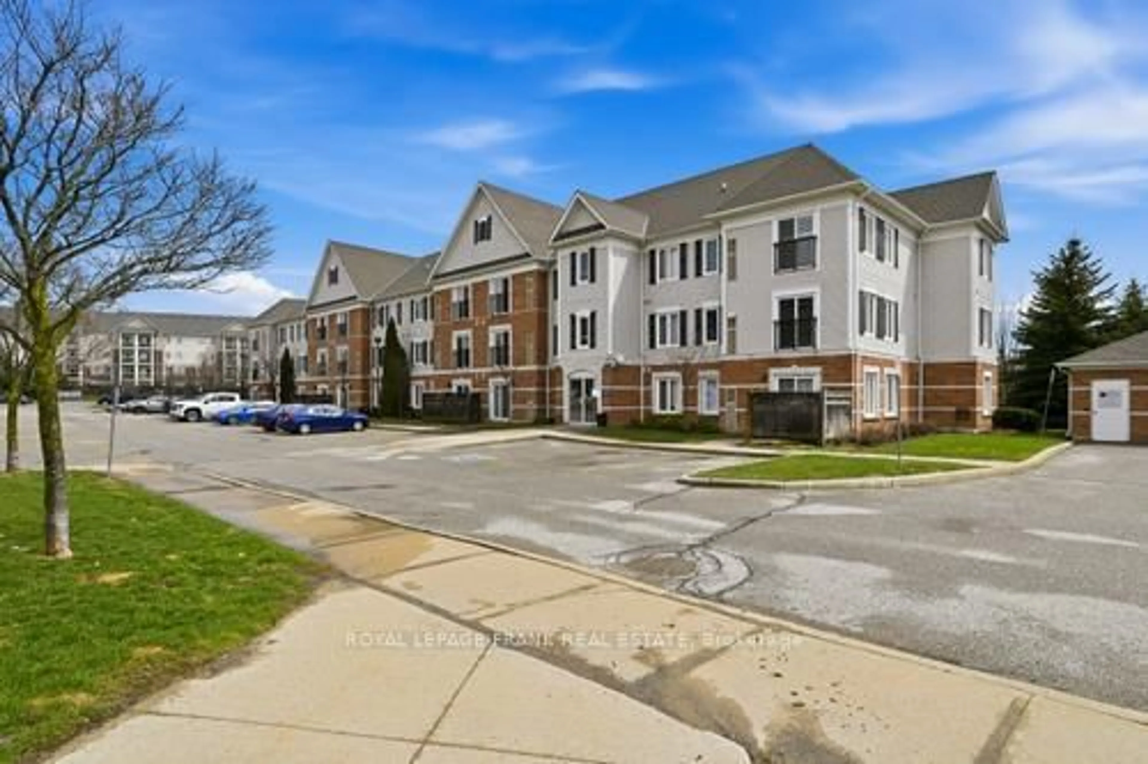 A pic from outside/outdoor area/front of a property/back of a property/a pic from drone, street for 102 Aspen Springs Dr #108, Clarington Ontario L1C 5N6