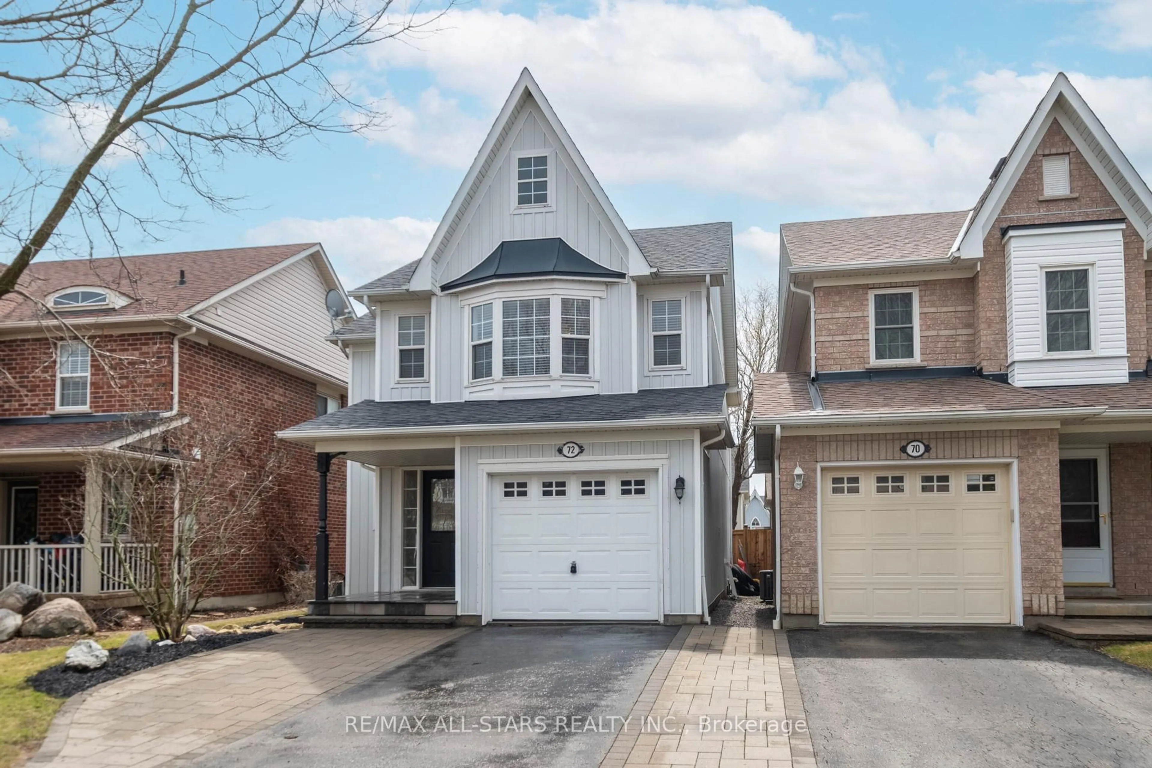 Home with brick exterior material, street for 72 Wessex Dr, Whitby Ontario L1M 2C2