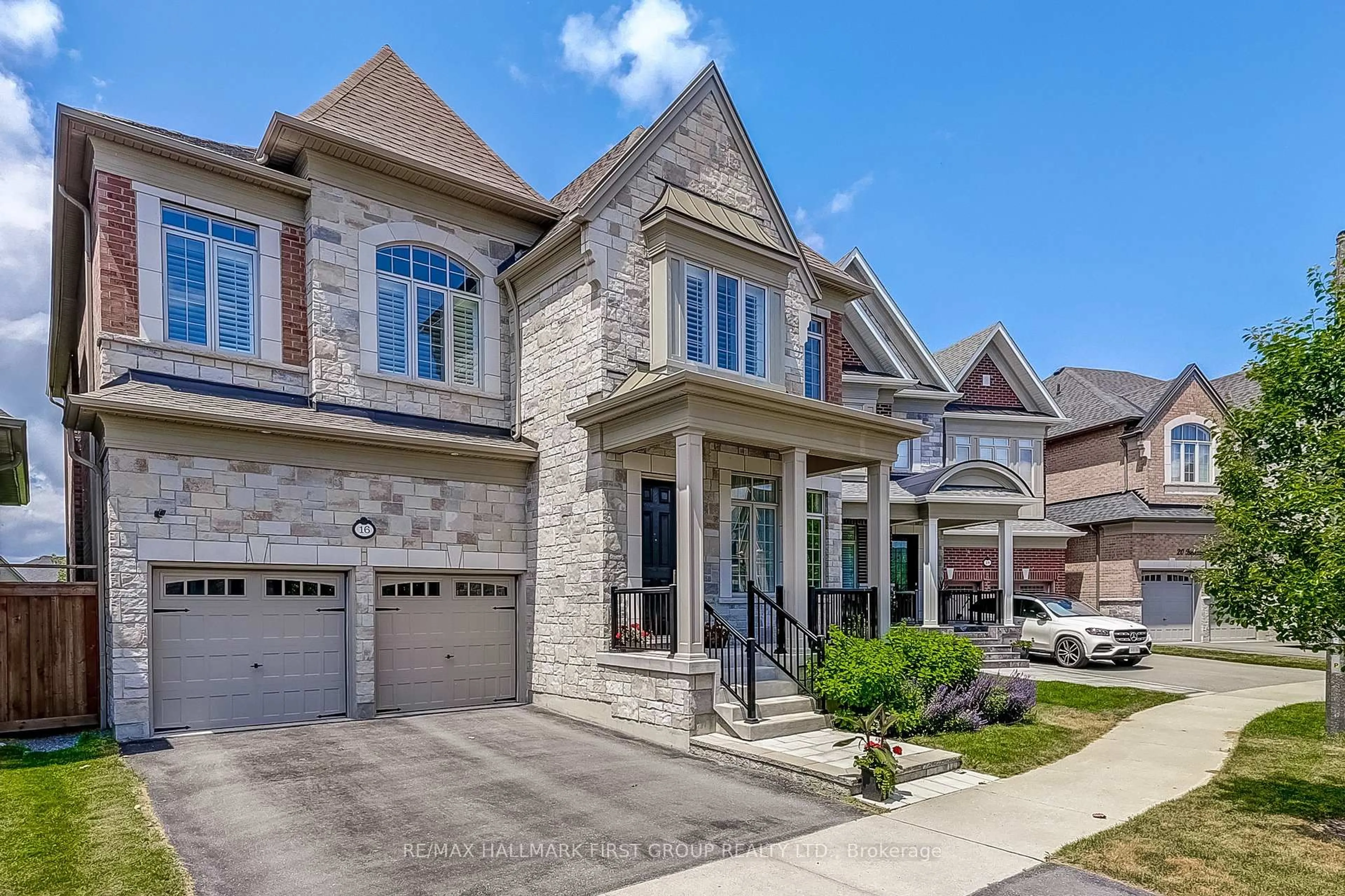 Home with brick exterior material, street for 16 Beaverdams Dr, Whitby Ontario L1P 0C4