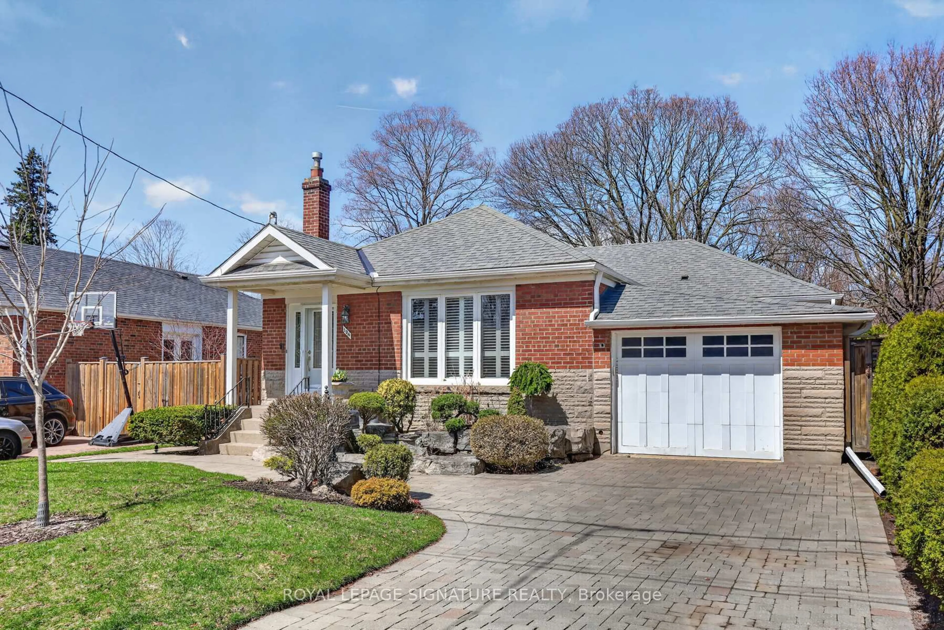 Home with brick exterior material, street for 104 Ferris Rd, Toronto Ontario M4B 1G4