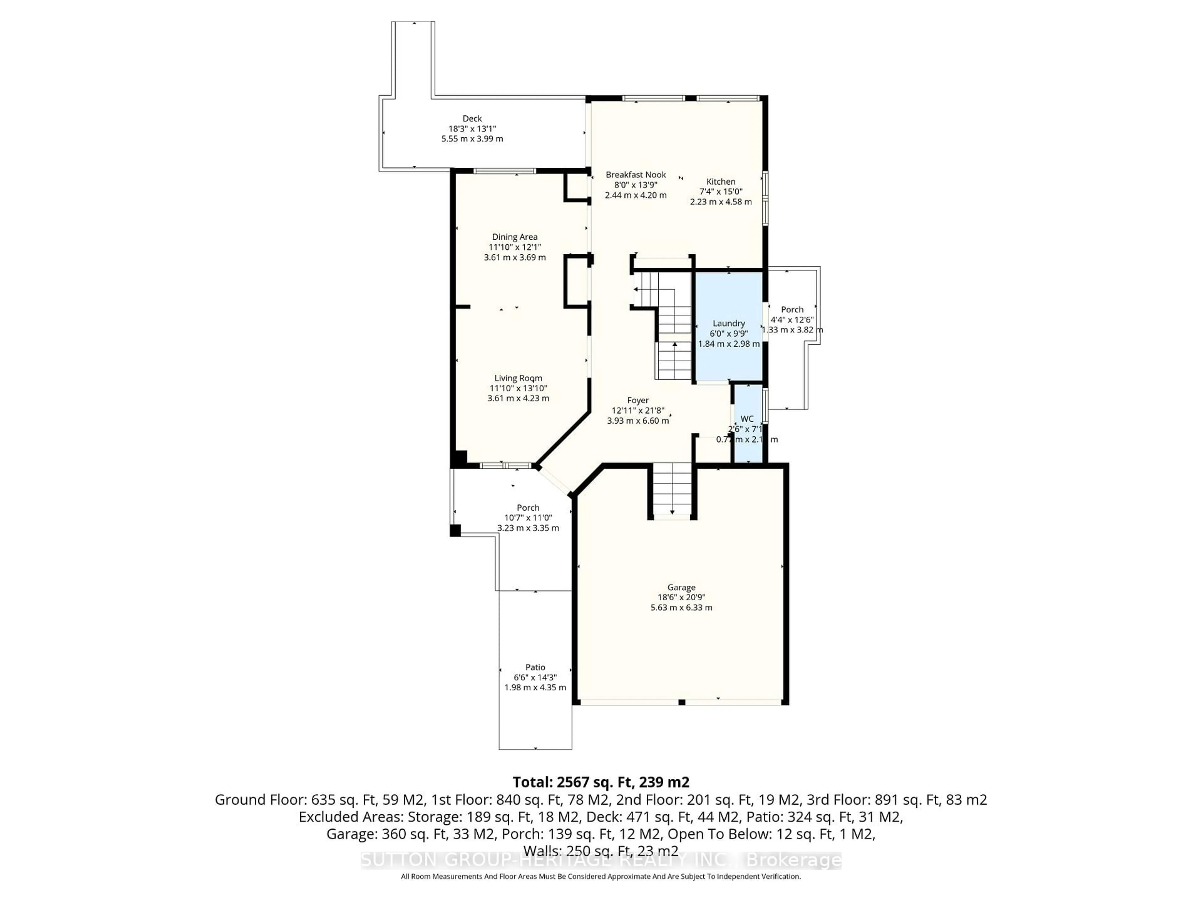 Floor plan for 204 Lake Driveway, Ajax Ontario L1S 4Y8