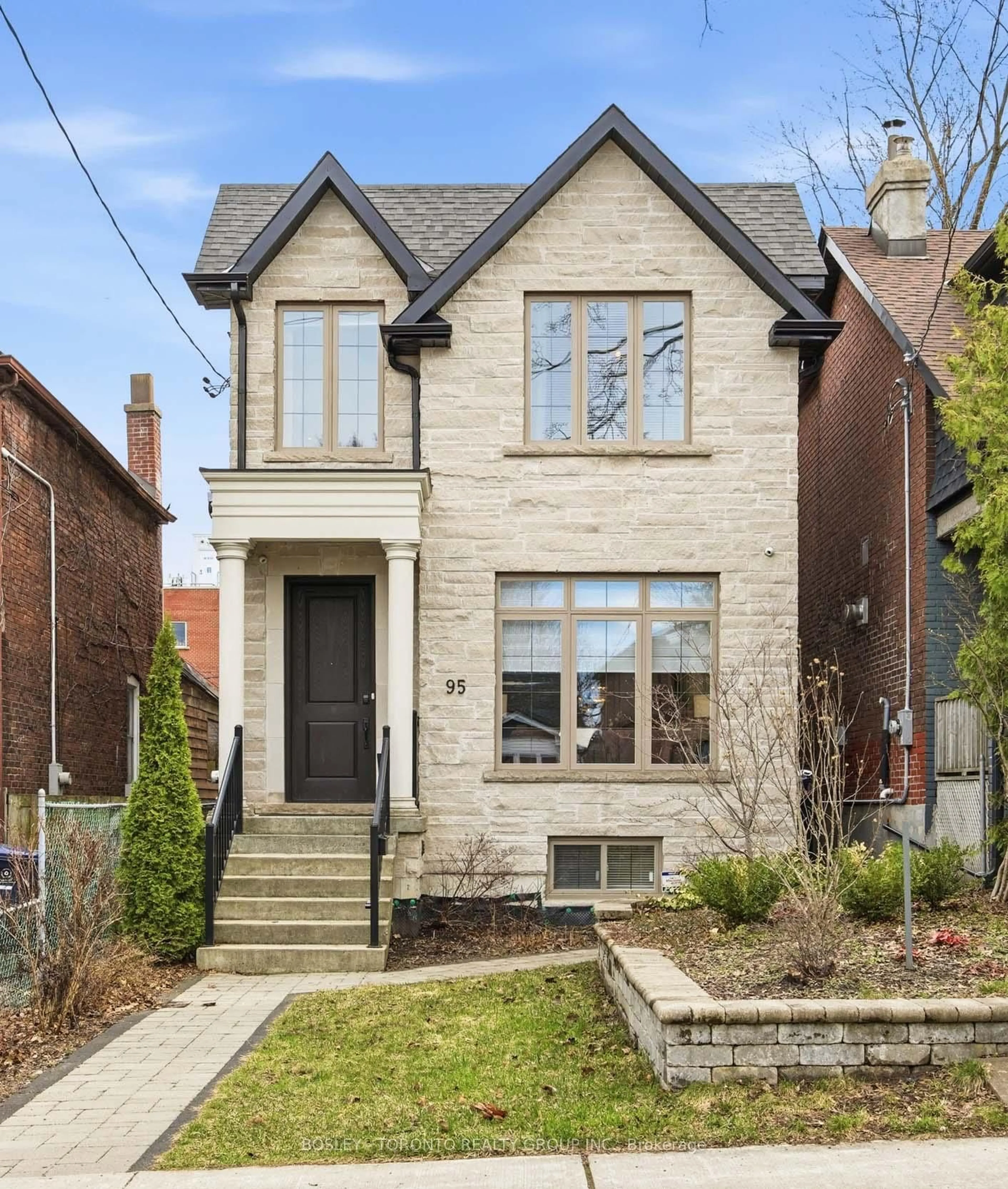Home with brick exterior material, street for 95 Dunkirk Rd, Toronto Ontario M4C 2M5