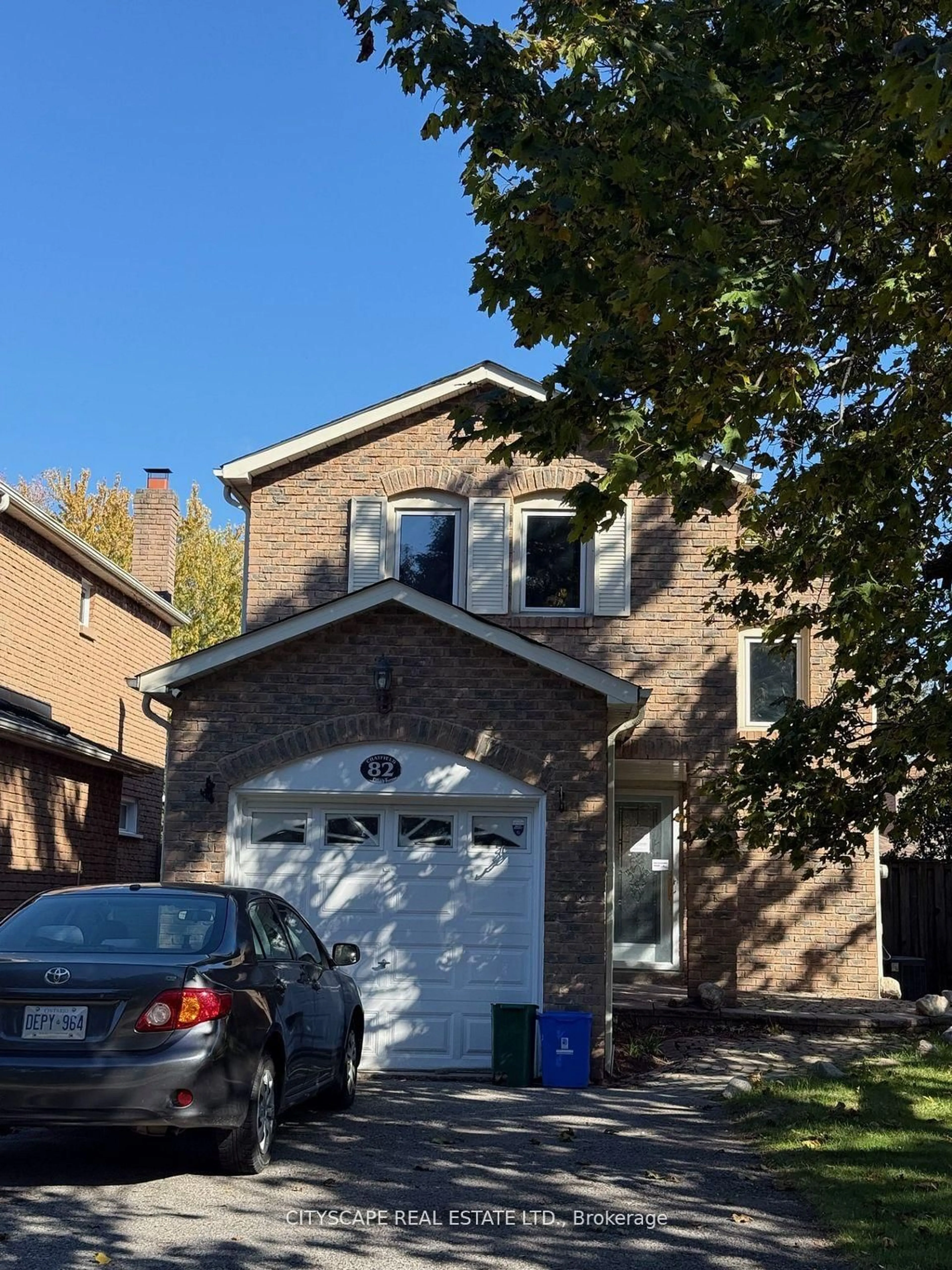 Home with brick exterior material, street for 82 Chatfield Dr, Ajax Ontario L1T 2J9