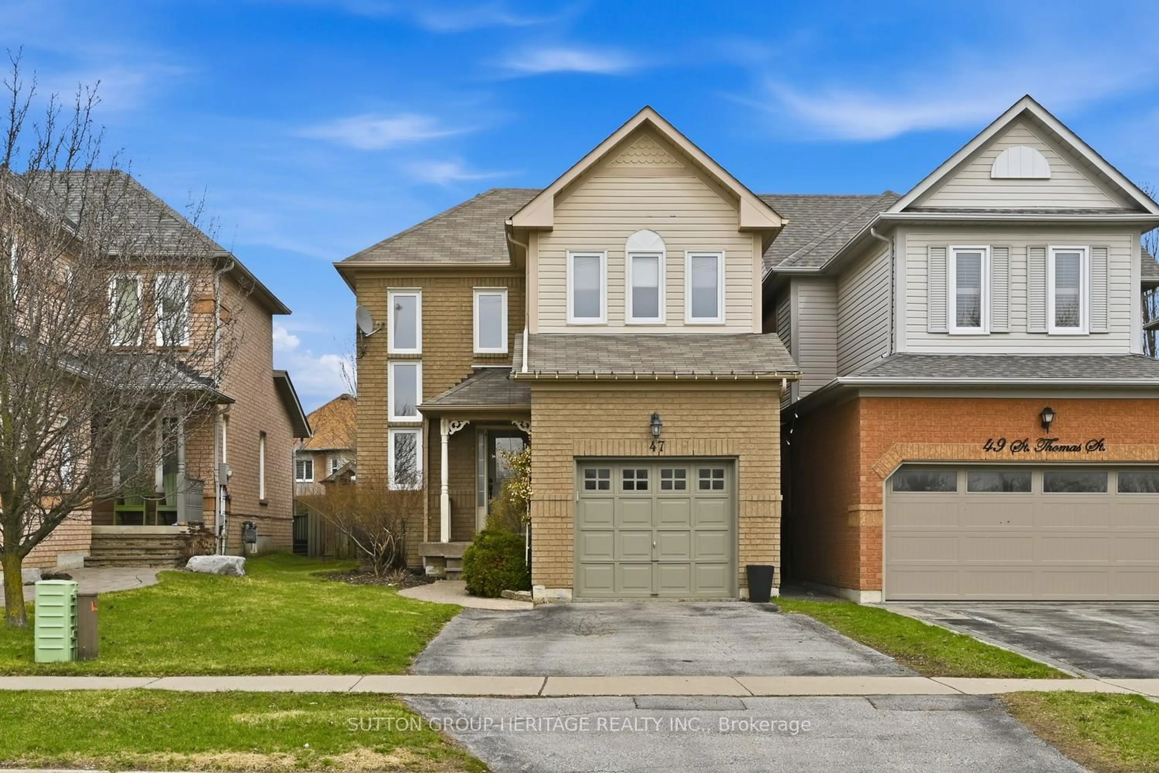 Home with brick exterior material, street for 47 St Thomas St, Whitby Ontario L1M 1G1