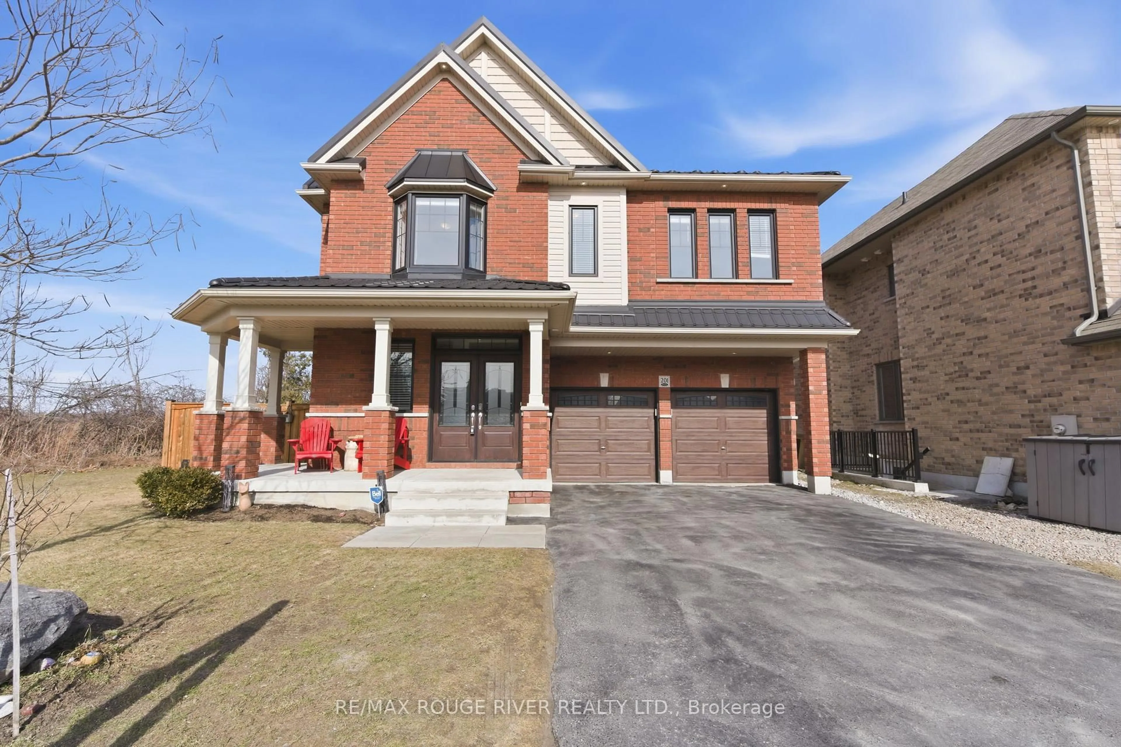 Home with brick exterior material, street for 201 Varcoe Rd, Clarington Ontario L1E 0J1