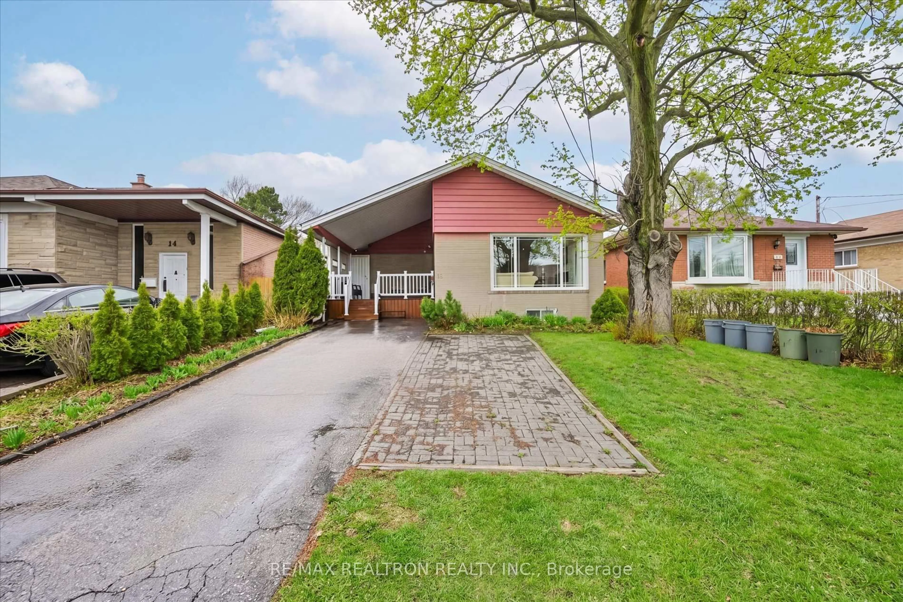 Home with brick exterior material, street for 16 Arnprior Rd, Toronto Ontario M1K 5A6