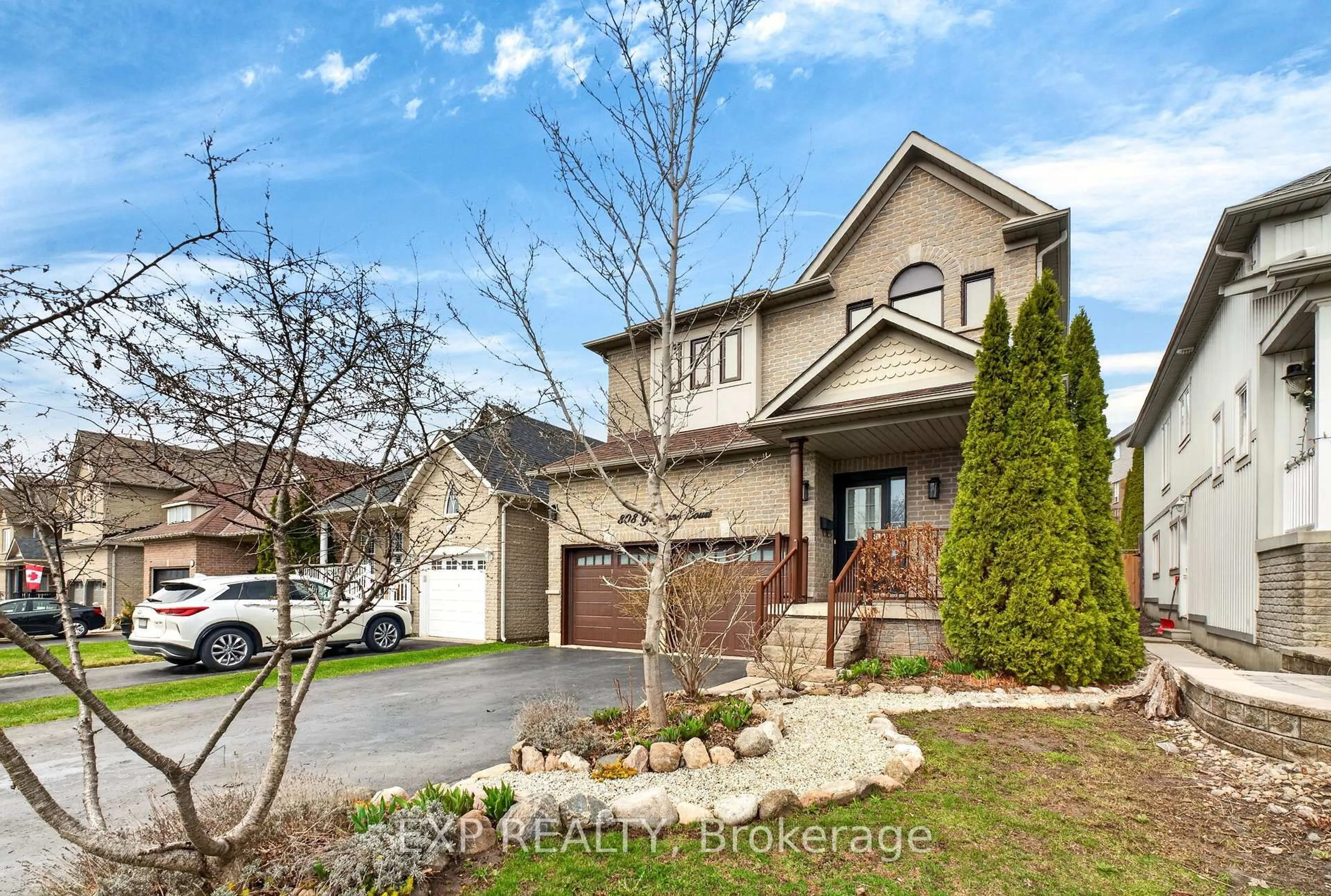 Home with brick exterior material, street for 808 Greystone Crt, Oshawa Ontario L1K 2V1