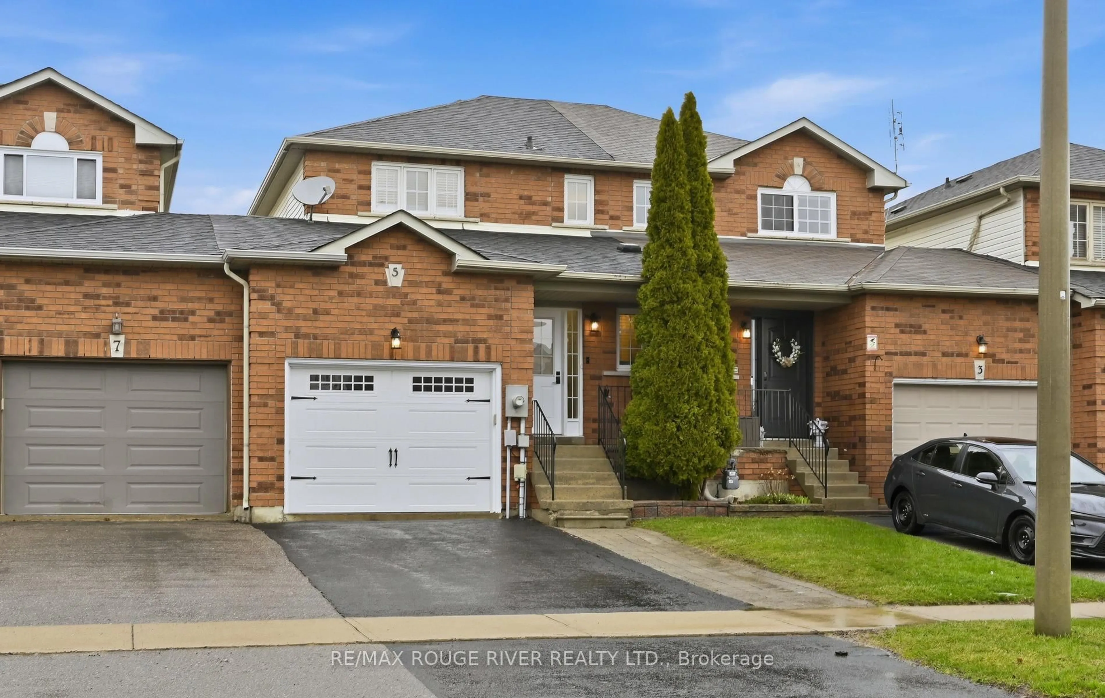 Home with brick exterior material, street for 5 Somerscales Dr, Clarington Ontario L1C 5B6