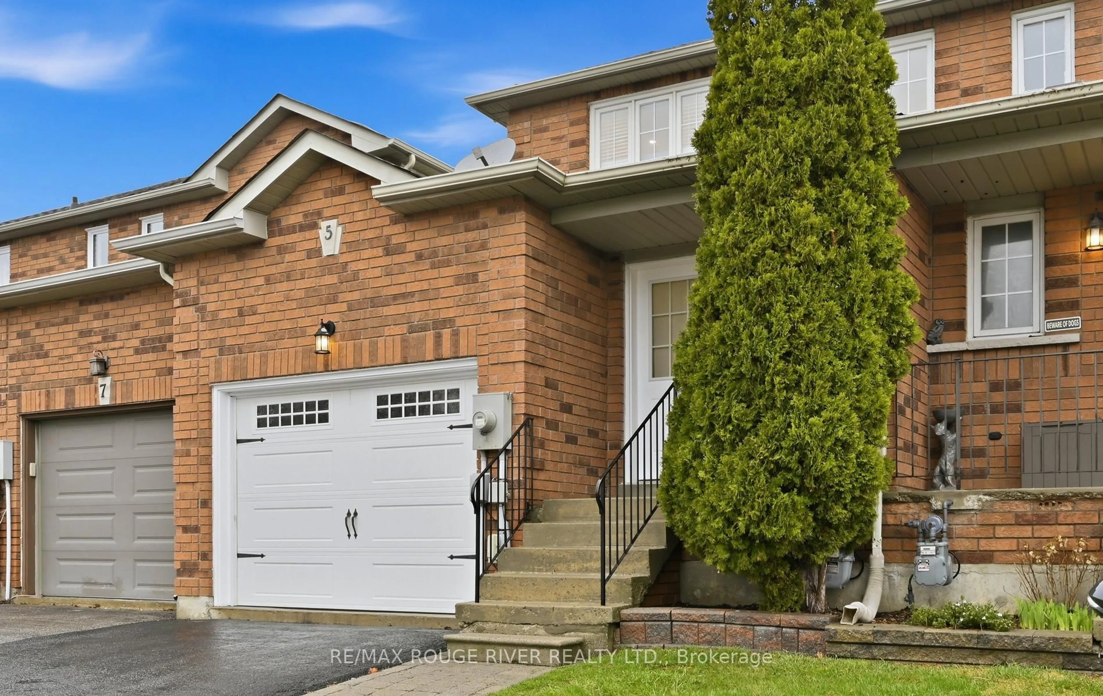 Home with brick exterior material, street for 5 Somerscales Dr, Clarington Ontario L1C 5B6