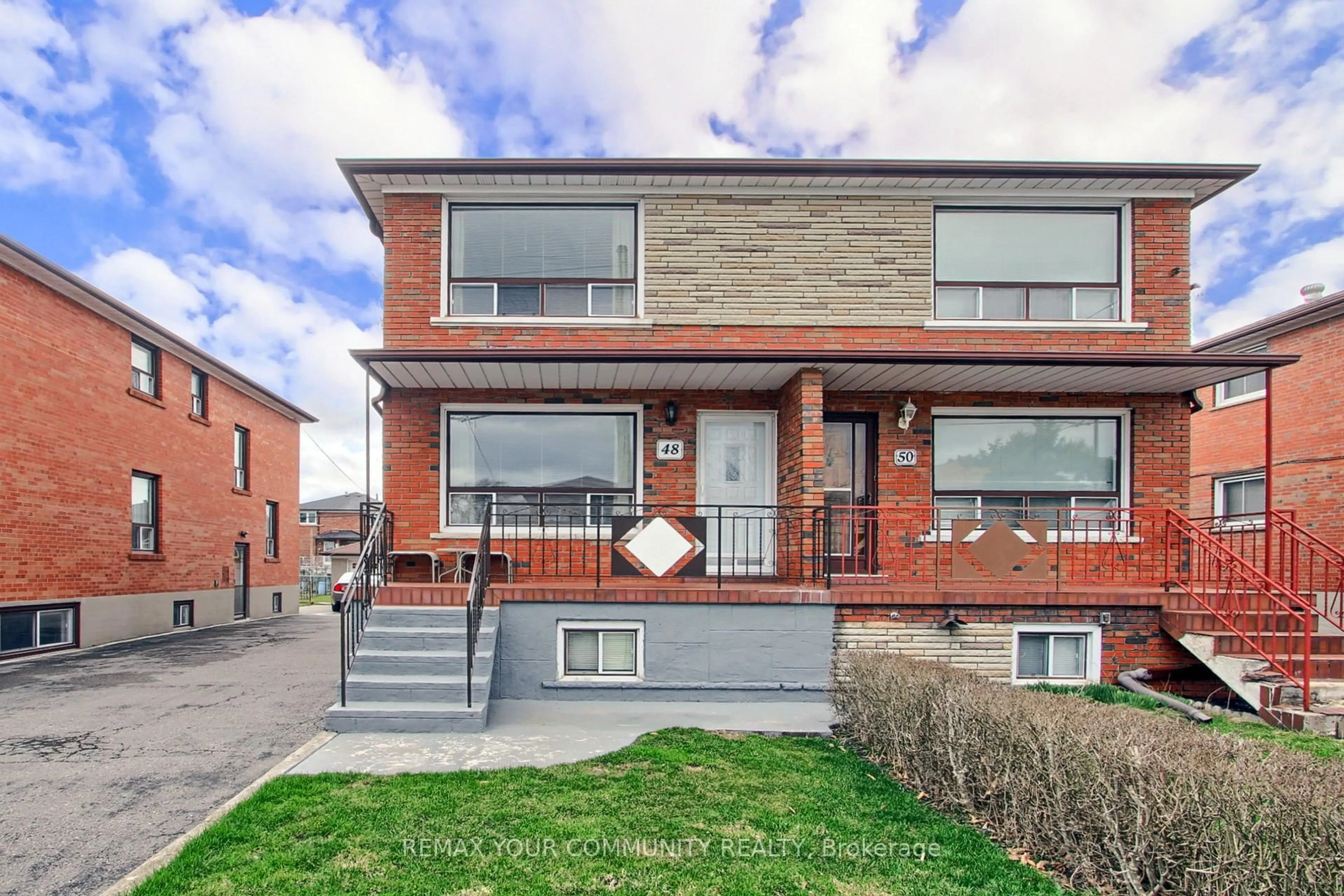 Home with brick exterior material, street for 48 North Woodrow Blvd, Toronto Ontario M1K 1W3