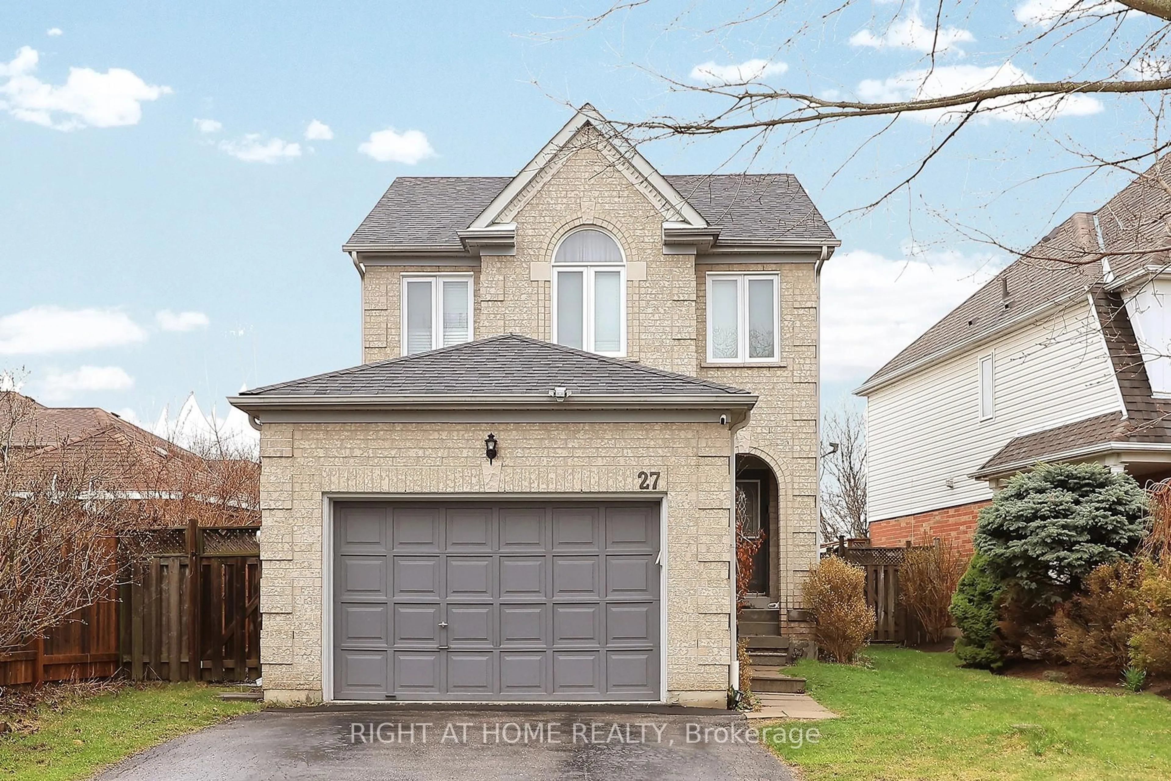 Home with brick exterior material, street for 27 Foundry Lane, Whitby Ontario L1P 1M5