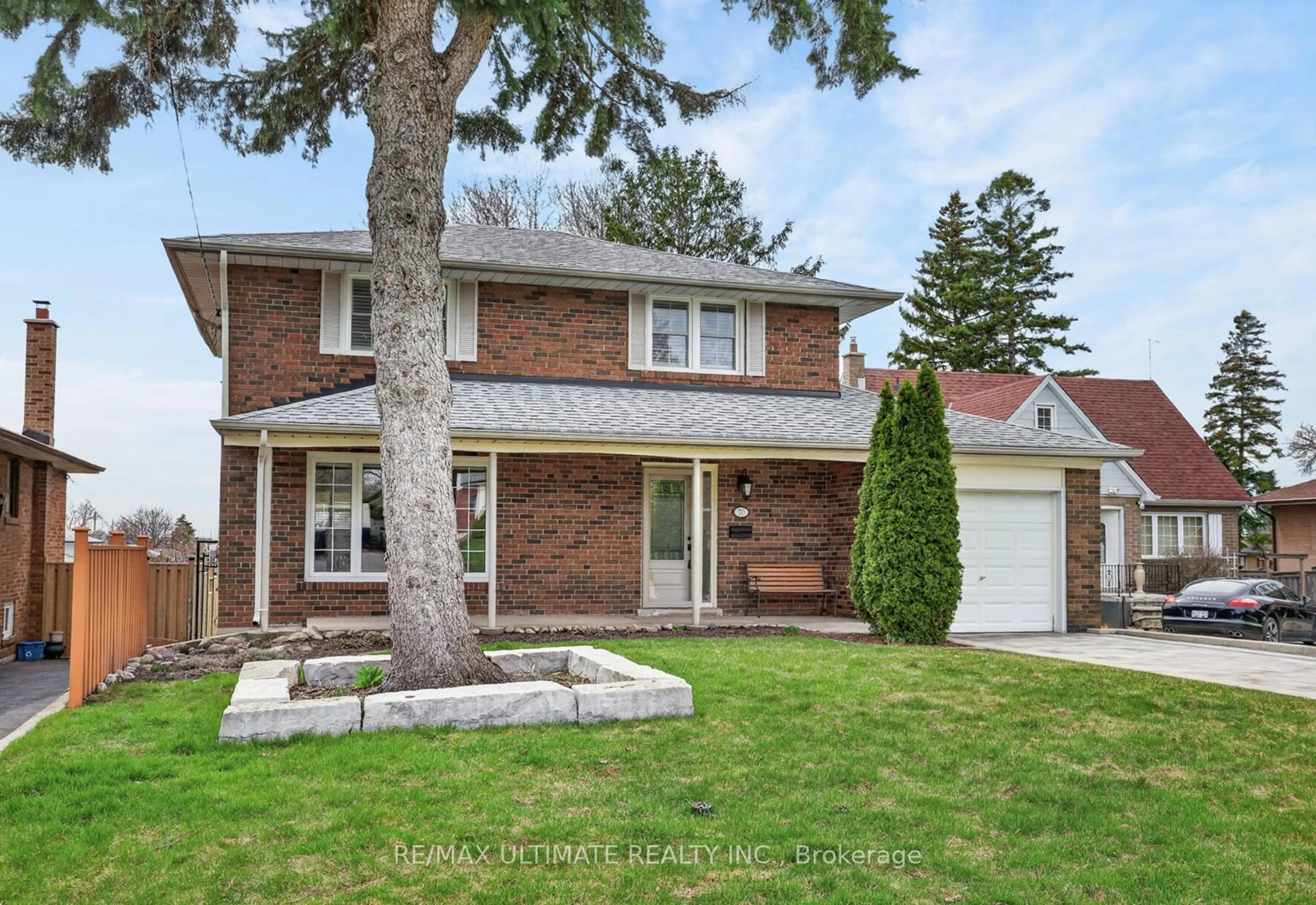 Home with brick exterior material, street for 70 Rosemount Dr, Toronto Ontario M1K 2X3
