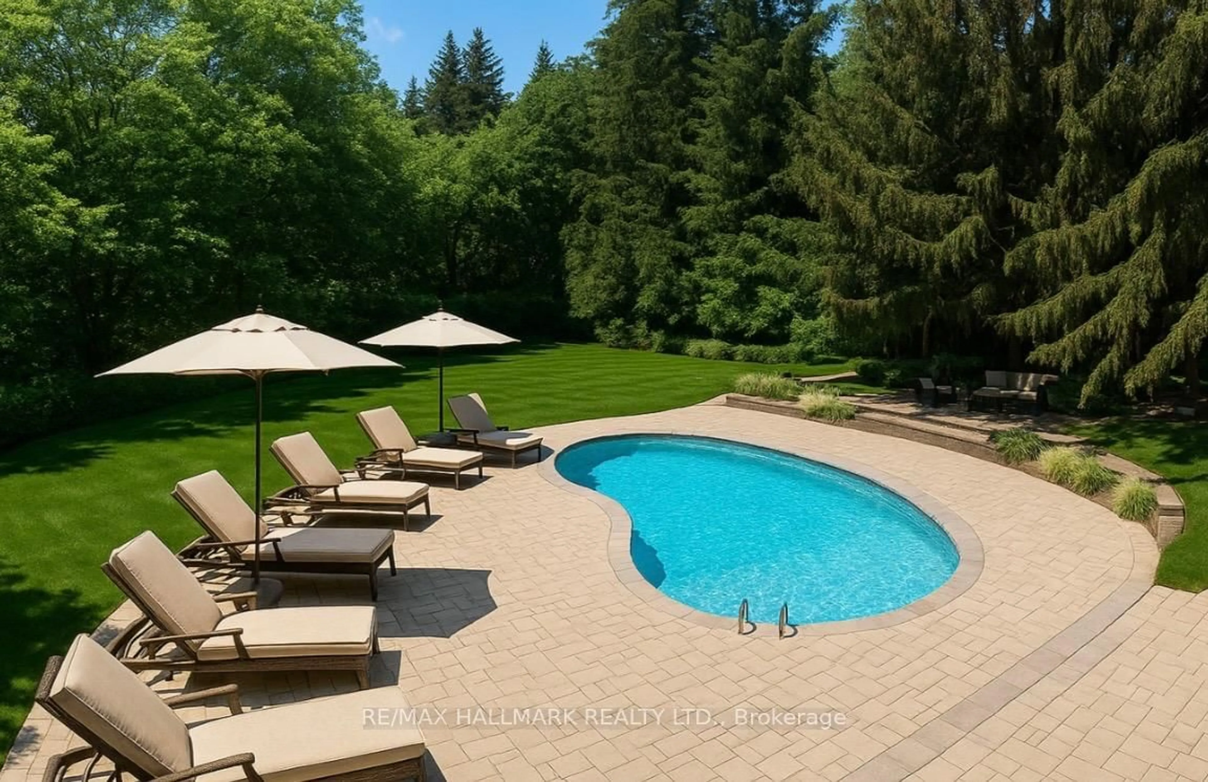 Pool for 1382 Rougemount Dr, Pickering Ontario L1V 1N1