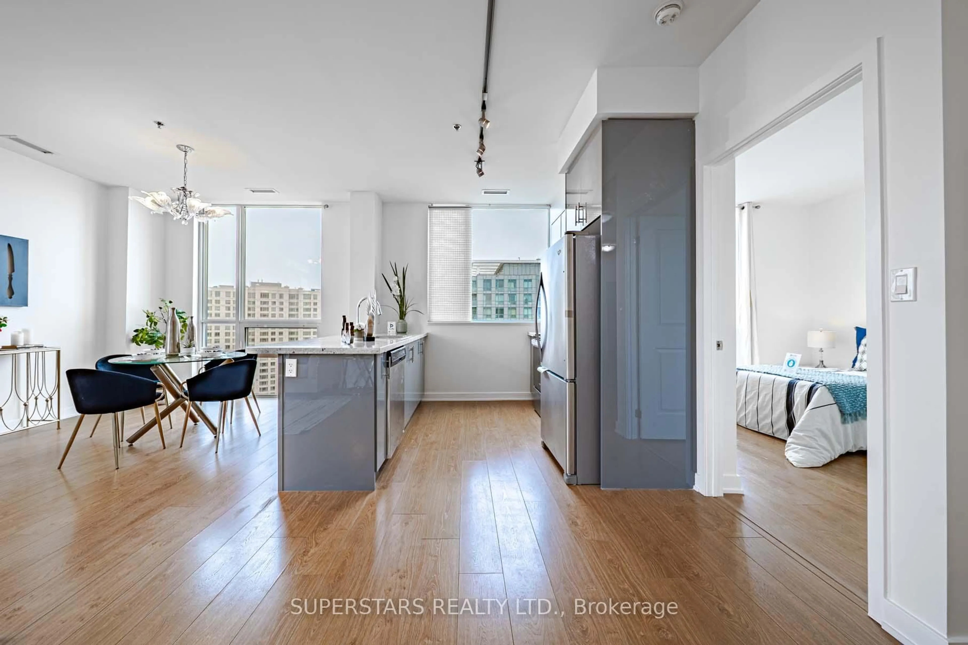 Open concept kitchen, unknown for 185 Bonis Ave #2009(PH9), Toronto Ontario M1T 0A4