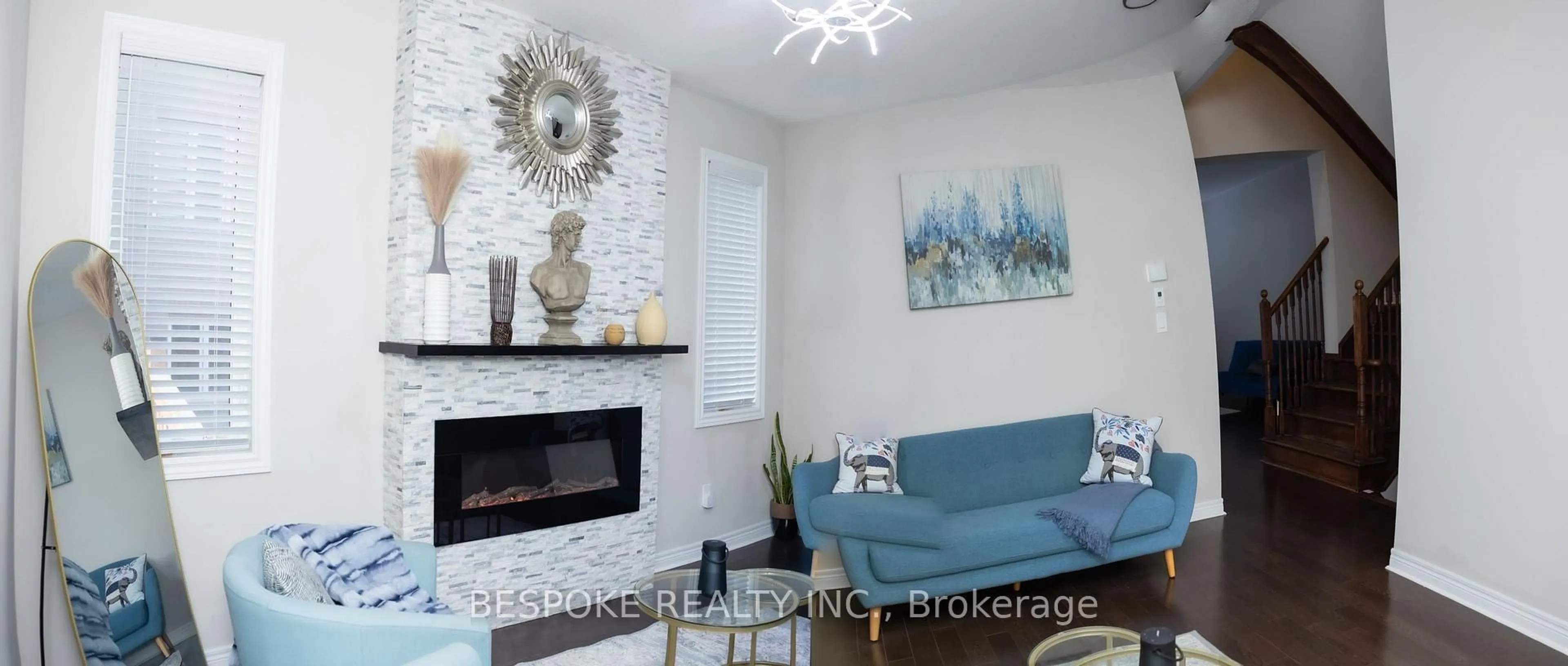 Living room with furniture, ceramic/tile floor for 1100 Cactus Cres, Pickering Ontario L1X 0G9