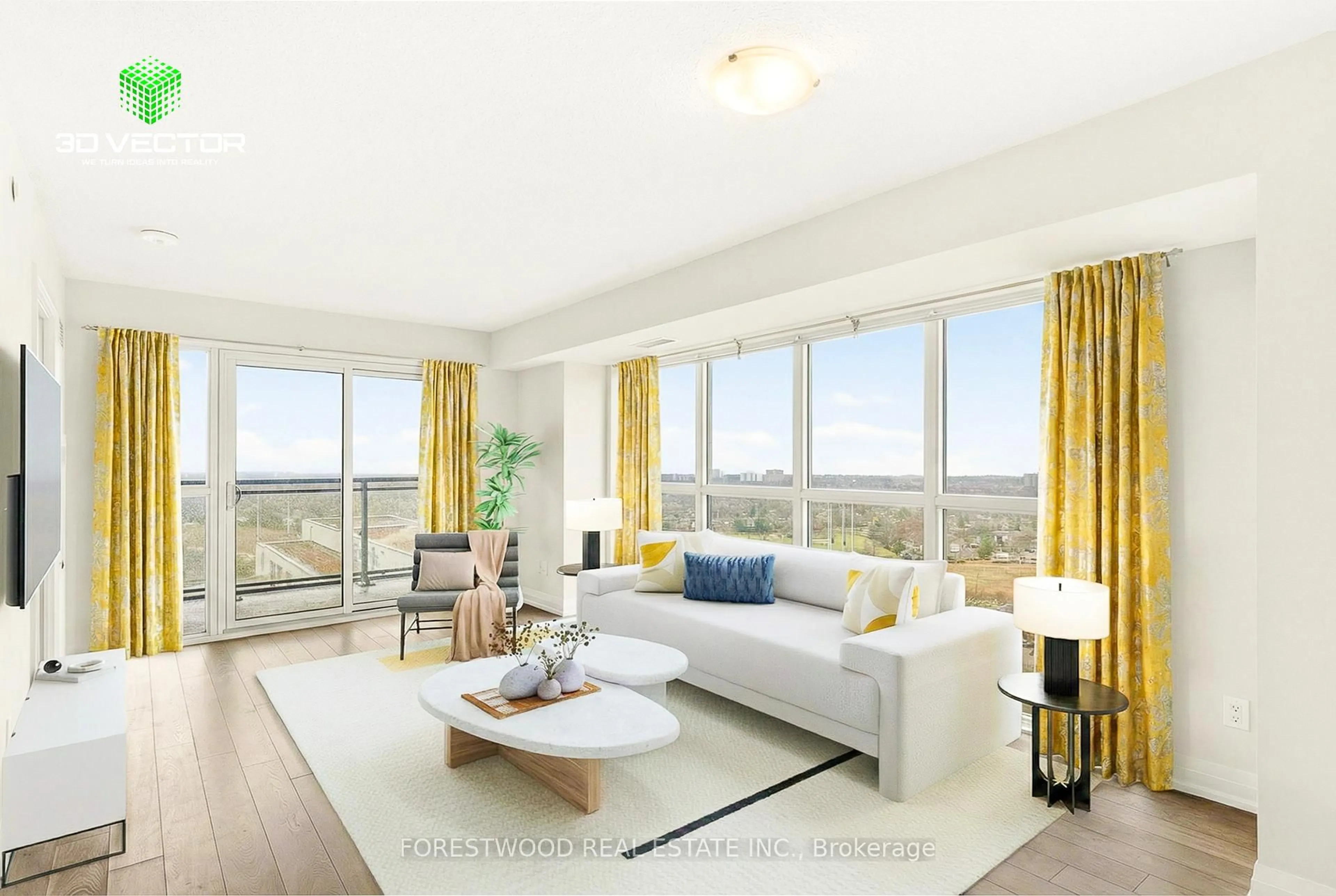 Living room with furniture, unknown for 20 Meadowglen Pl #2104, Toronto Ontario M1G 0A9