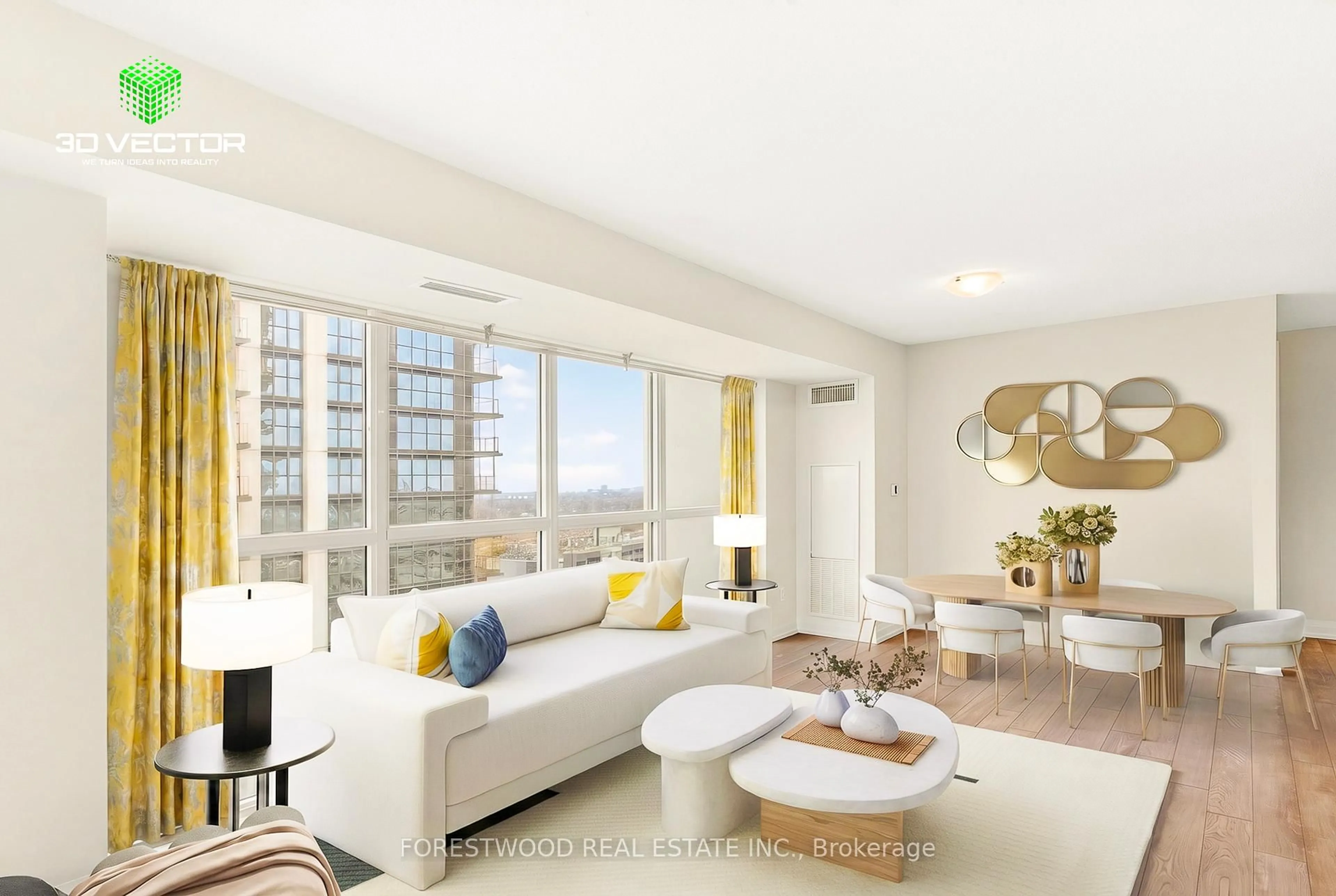 Living room with furniture, unknown for 20 Meadowglen Pl #2104, Toronto Ontario M1G 0A9