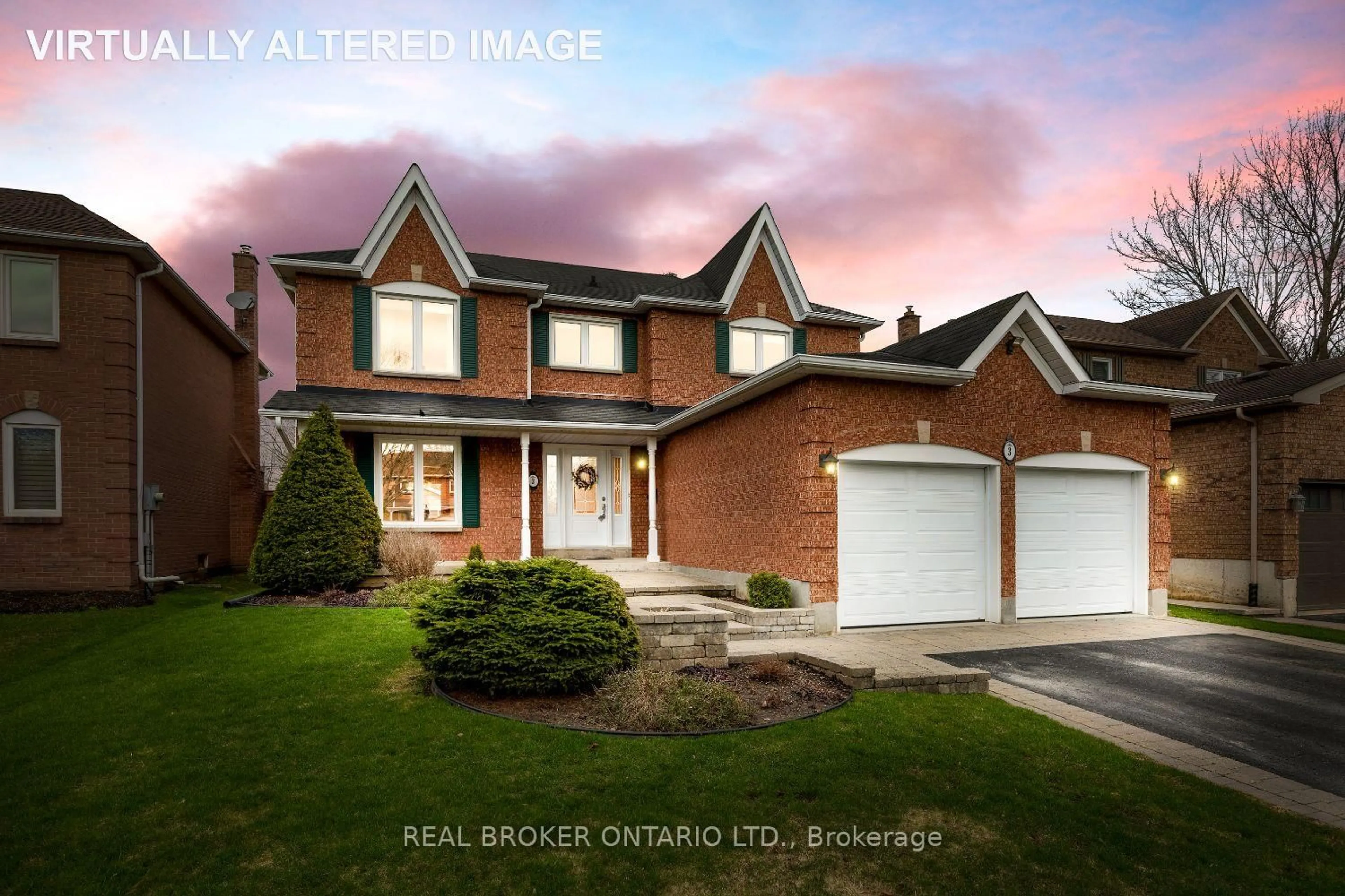 Home with brick exterior material, street for 3 Remi Crt, Clarington Ontario L1B 1J1