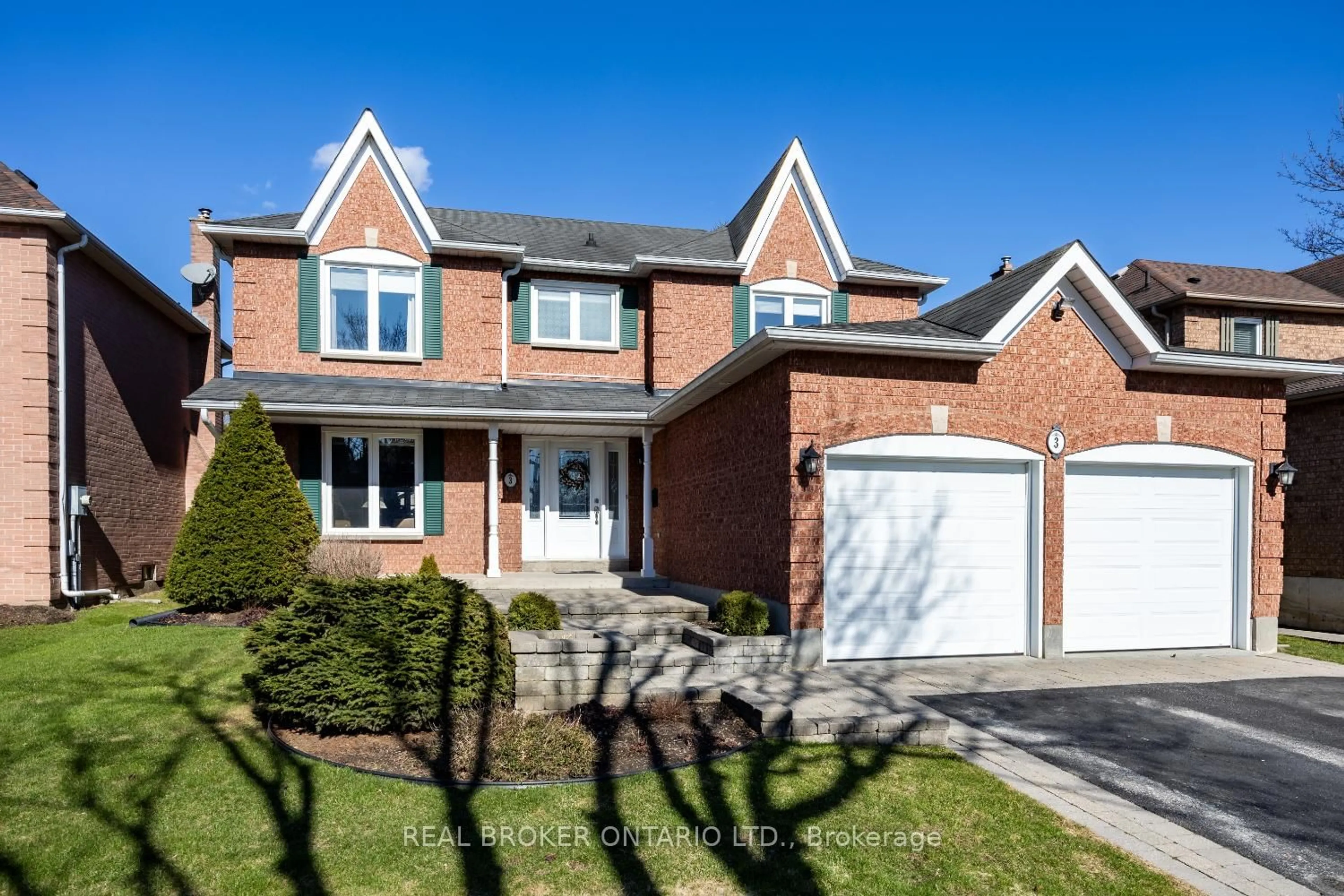 Home with brick exterior material, street for 3 Remi Crt, Clarington Ontario L1B 1J1