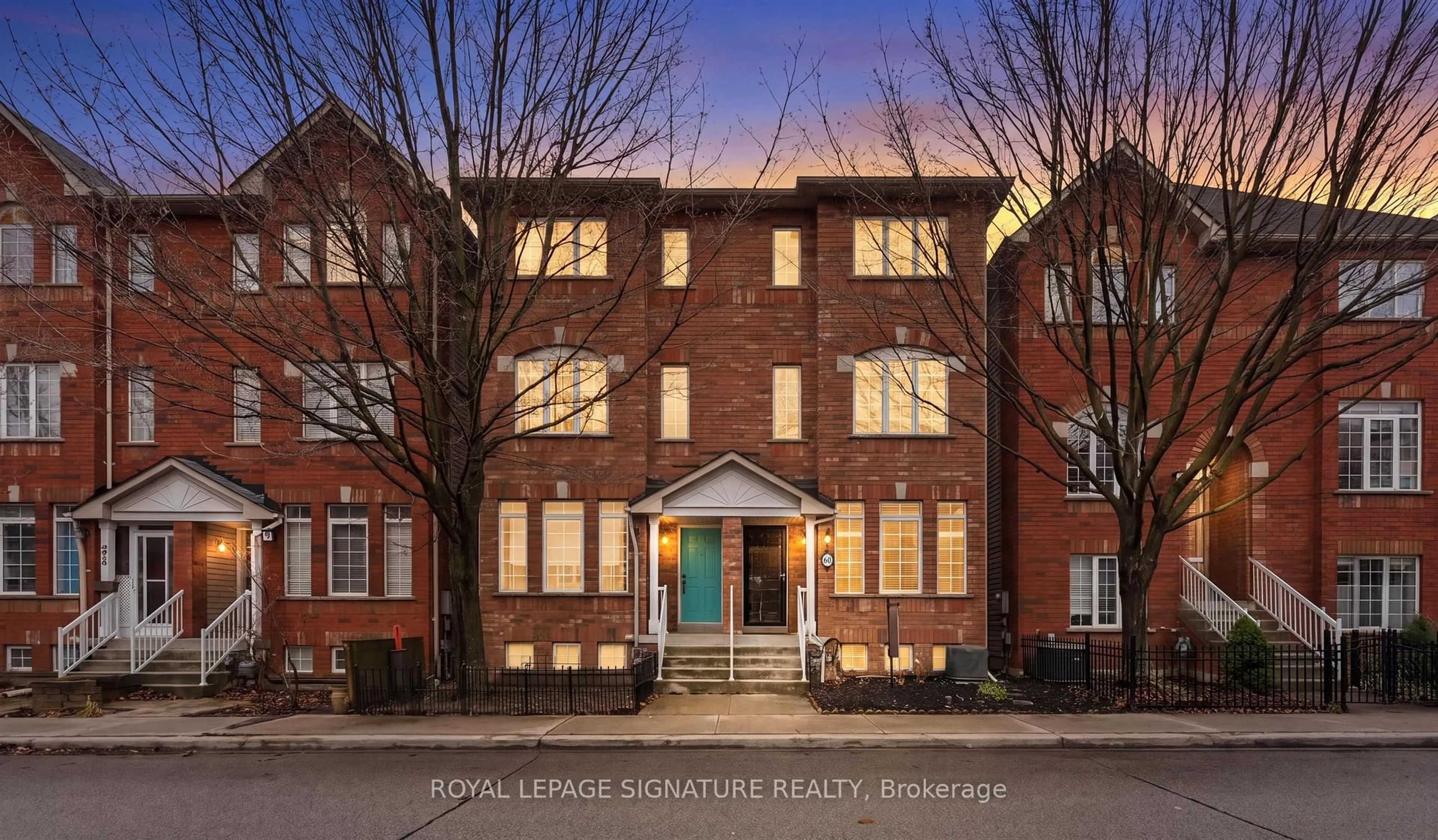Home with brick exterior material, building for 60 Natalie Pl, Toronto Ontario M4M 3P7