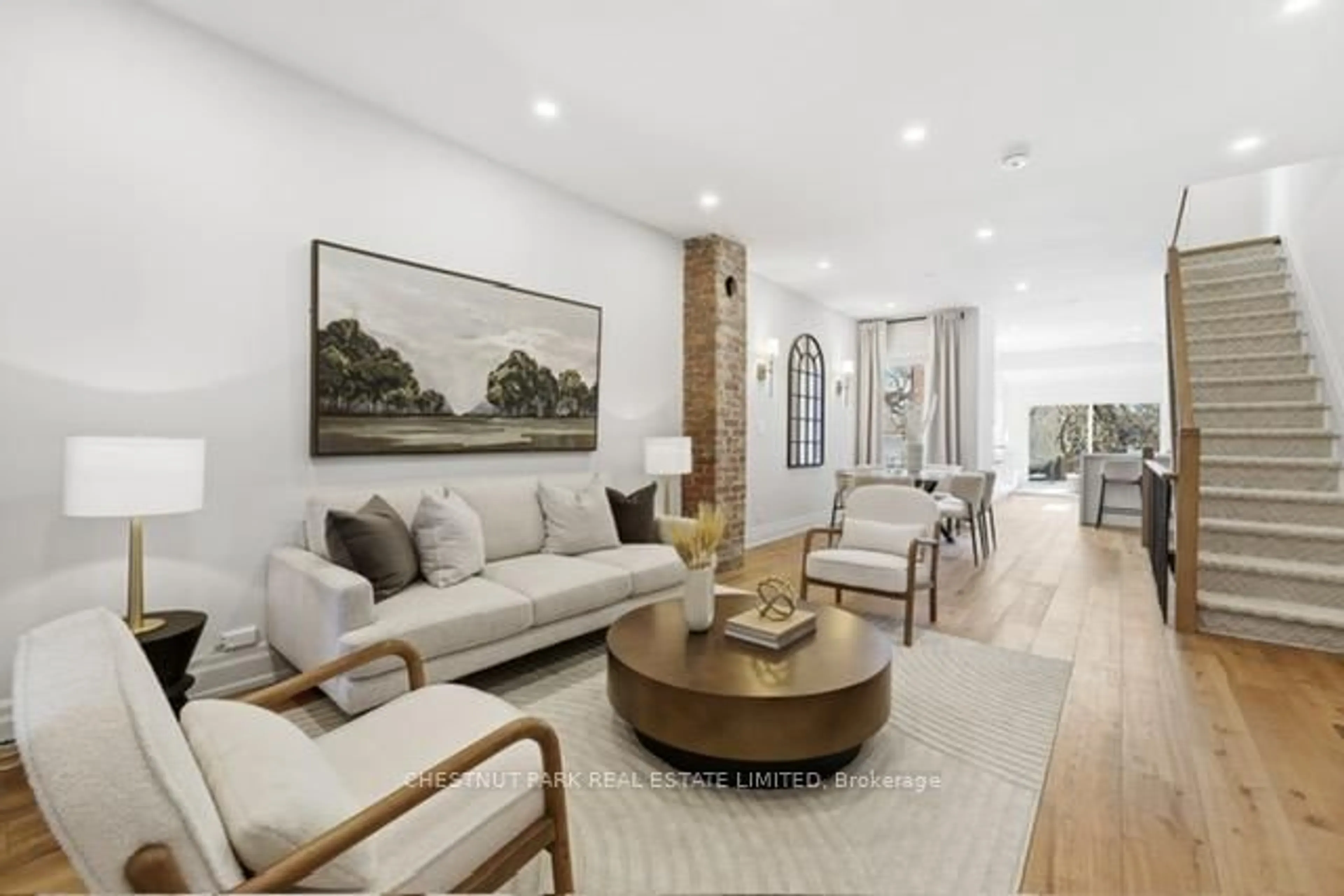 Living room with furniture, unknown for 430 Jones Ave, Toronto Ontario M4J 3G3